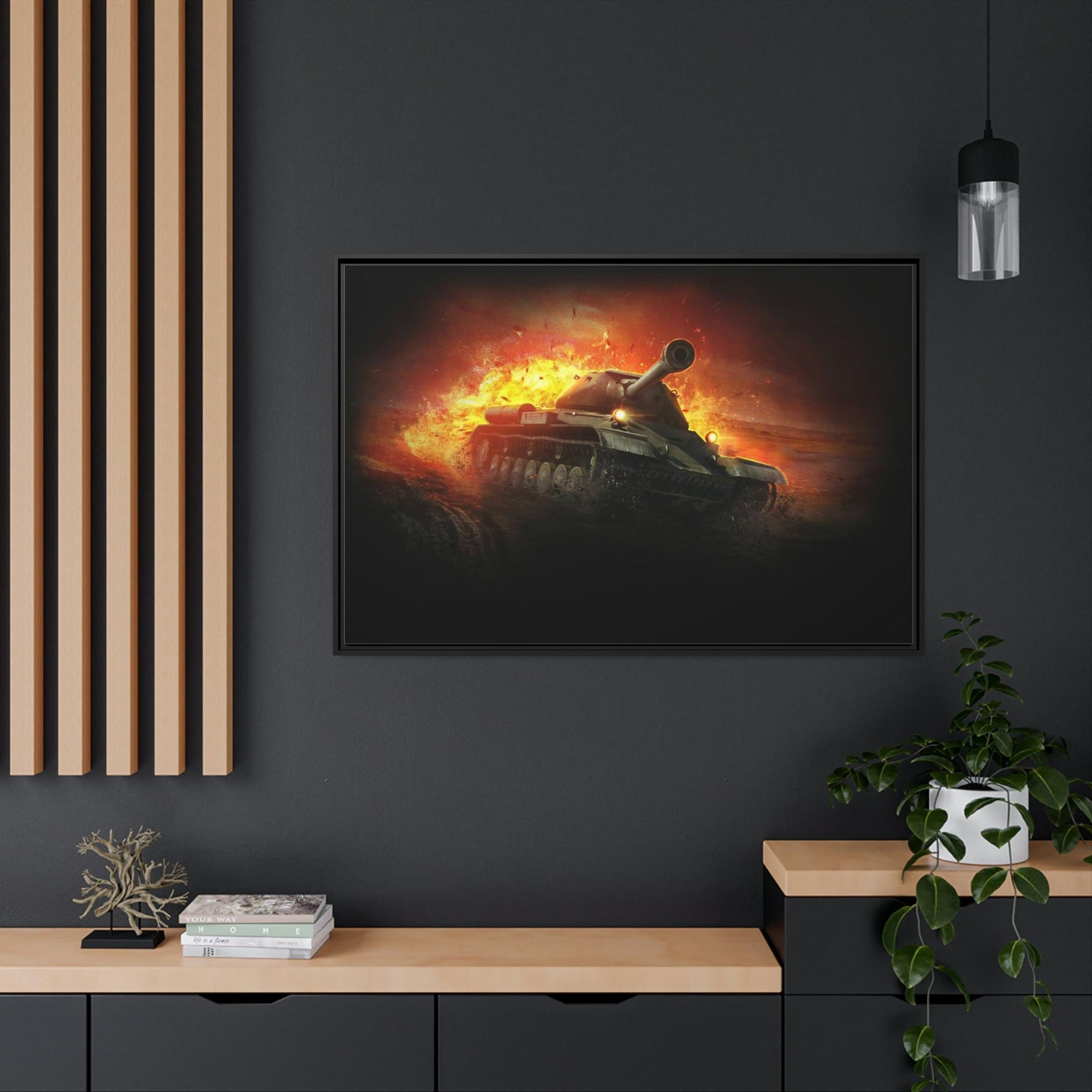 World Of Tanks Legendary Battles: Framed Poster Celebrating World of Tanks Heroes