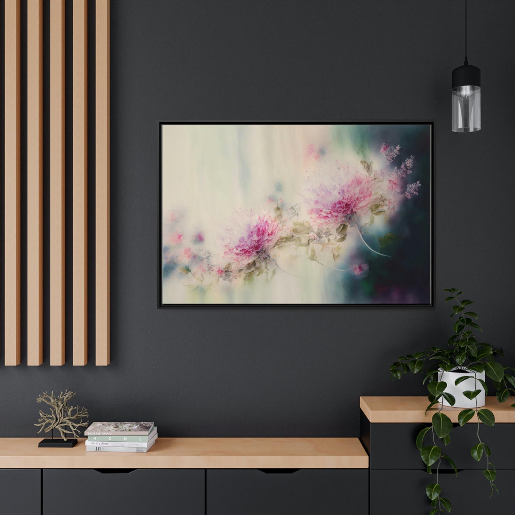 Abstract Flower Ethereal Beauty: Canvas & Poster Print of Abstract Floral Artwork