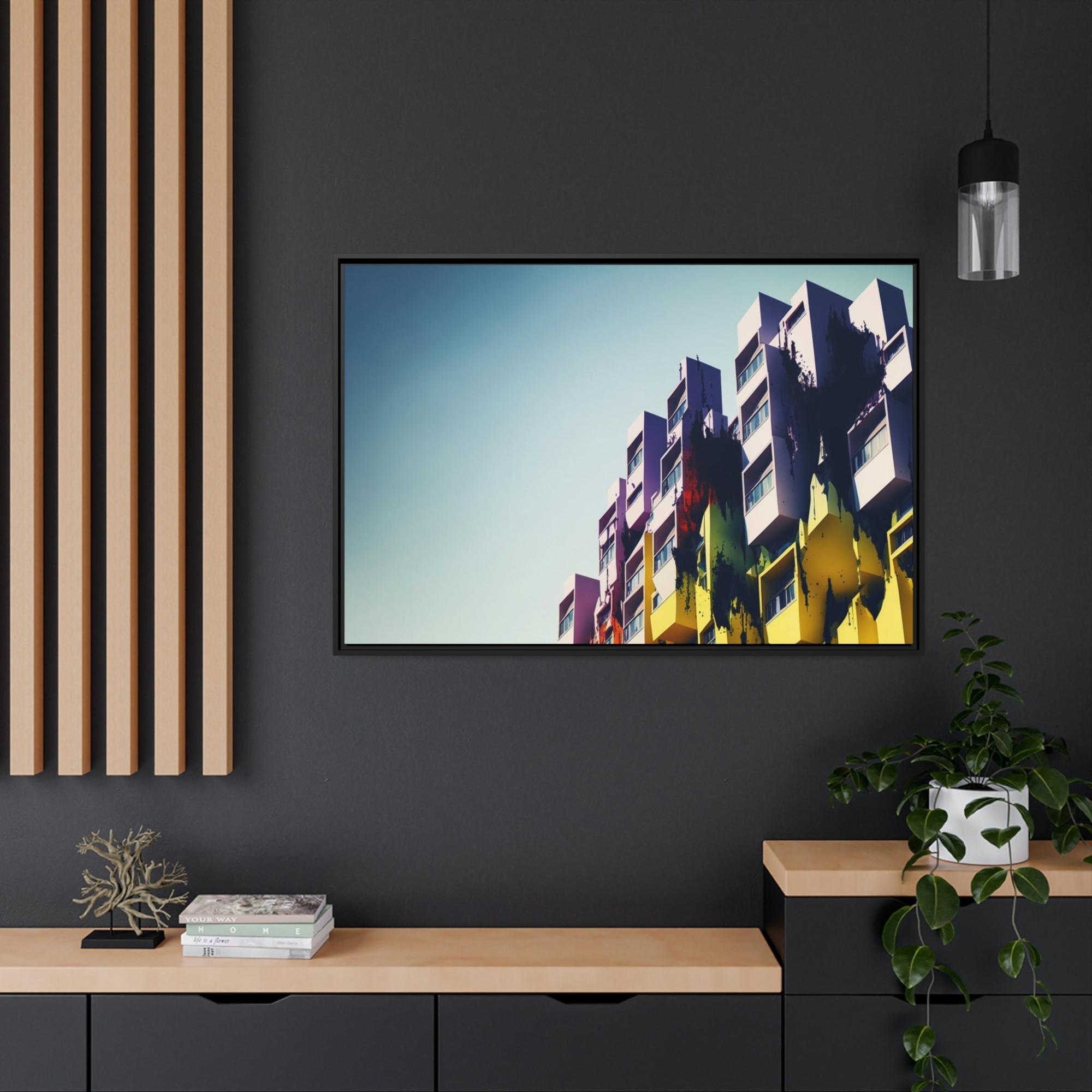 Abstract Architecture Abstract Architecture: Canvas & Poster Print of a Modern Cityscape