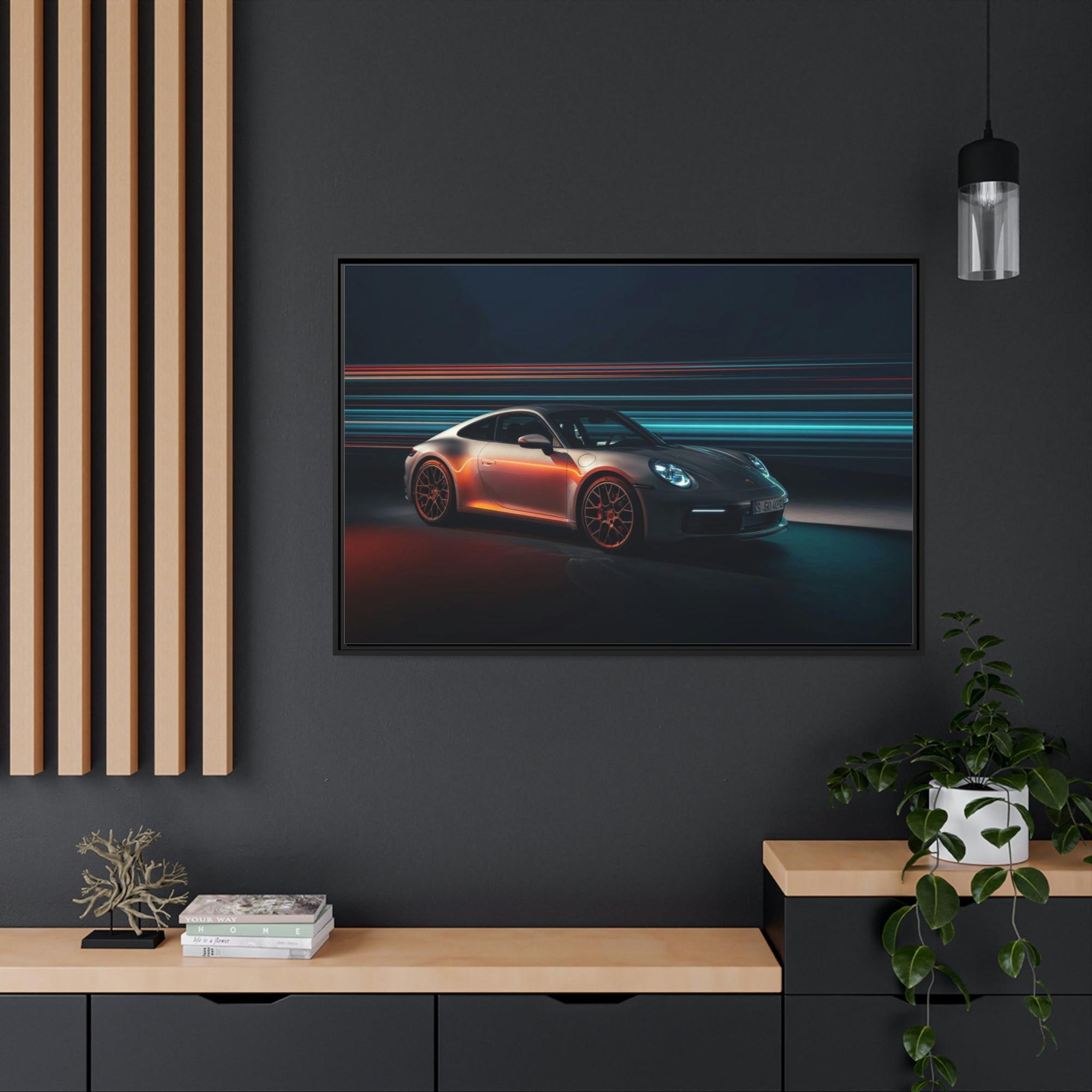 Porsche Porsche Power and Style: A Stunning Framed Poster & Canvas for Automotive Aficionados