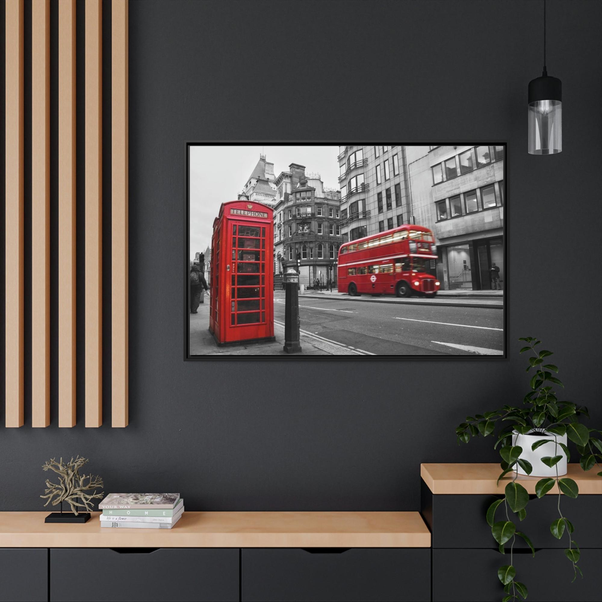 Bus Urban Journeys Unveiled: Artistic Bus Canvas Print