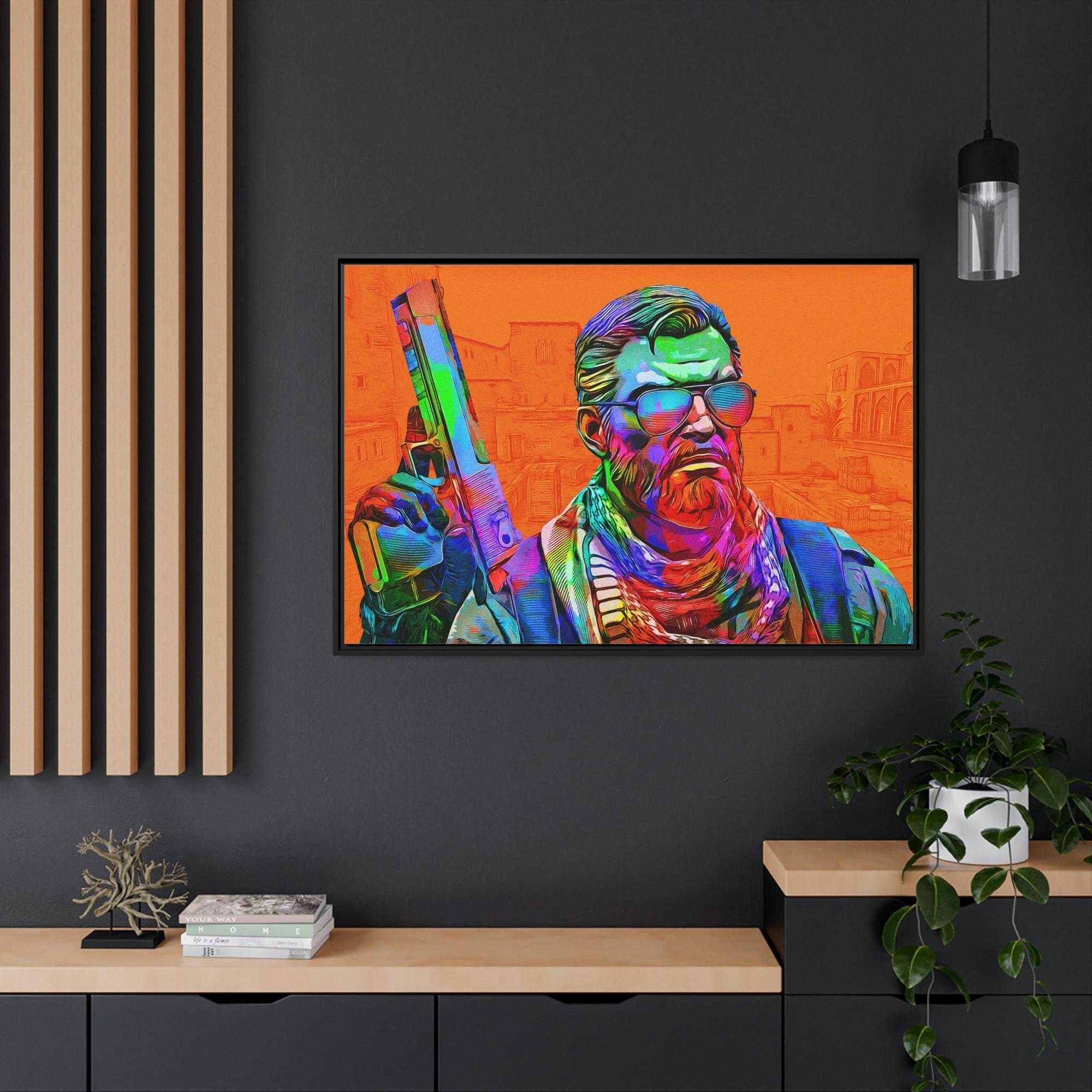 Counter Strike In the Line of Fire: Thrilling Counter Strike Wall Art on Canvas & Poster