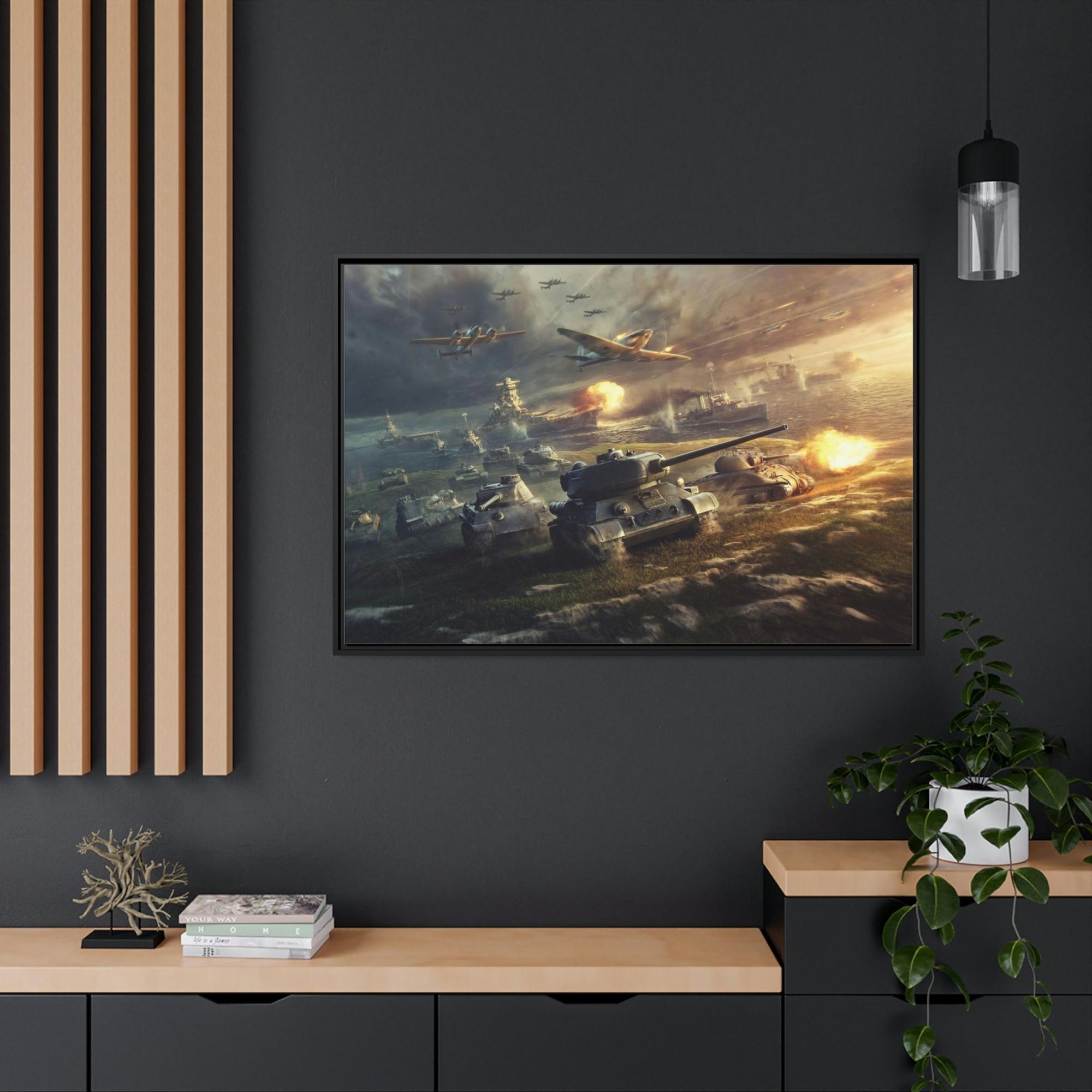 undefined Tankers' Chronicles: Captivating World of Tanks Canvas & Poster Wall Art