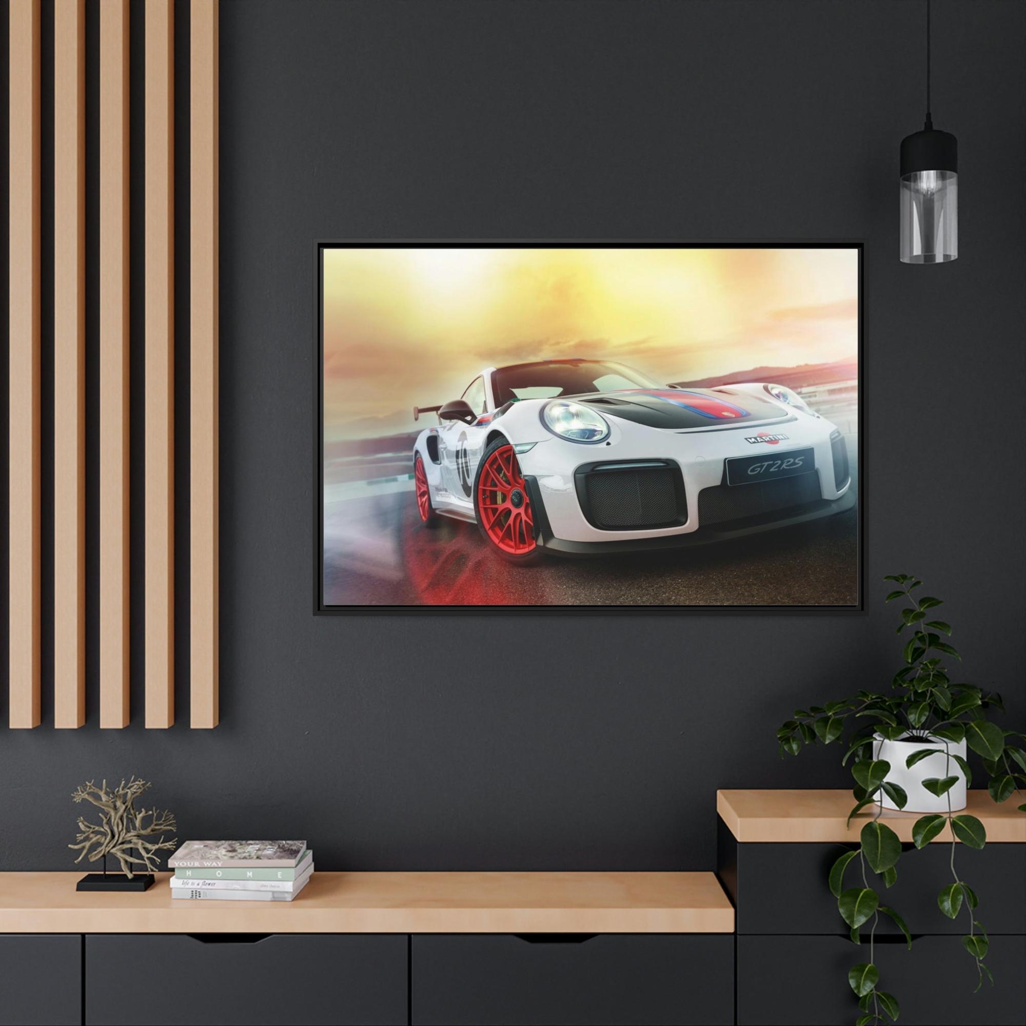 Porsche Speed Demons: Poster & Canvas Print of a Porsche in Motion