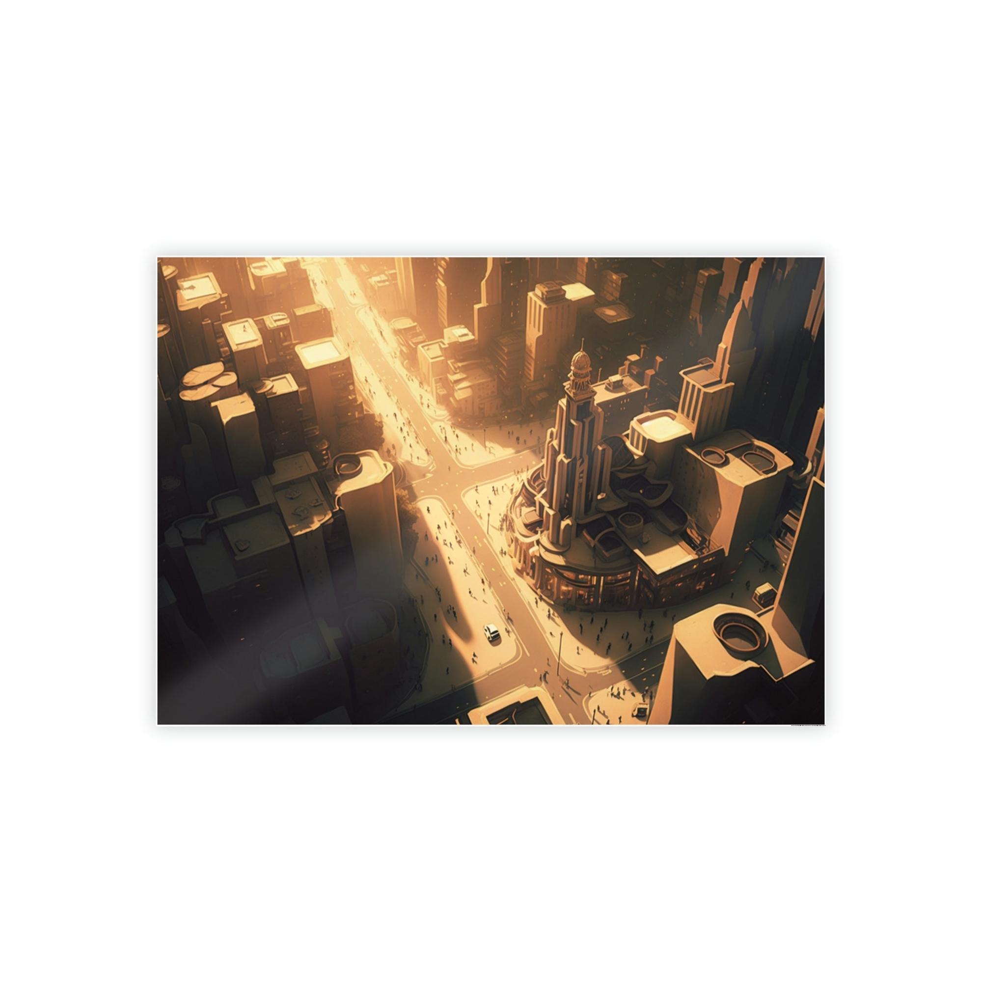 Cities Framed in the City: Stunning Cityscape Art on Framed Canvas & Poster