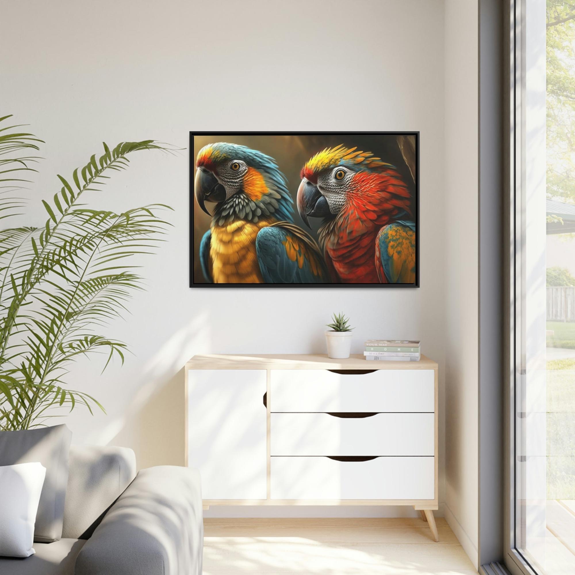 Parrots Parrot Serenade: A Canvas of Music and Nature's Harmony