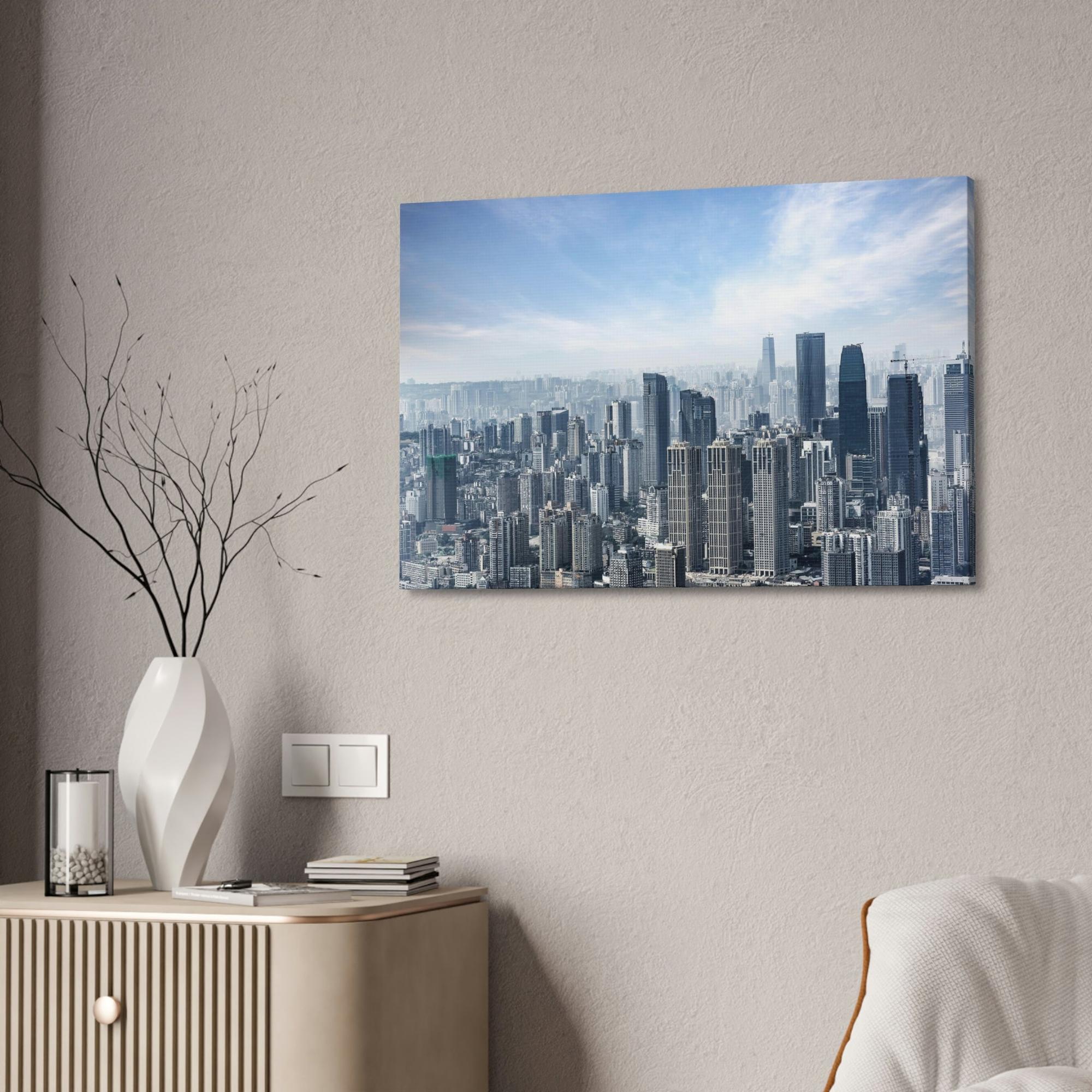Cities Urban Dreams: Cityscapes on Natural Canvas & Poster