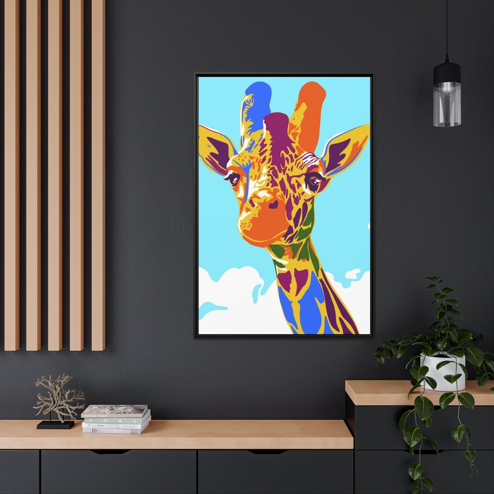 Giraffes Gentle Giant: Canvas & Poster Art of a Giraffe in All its Glory