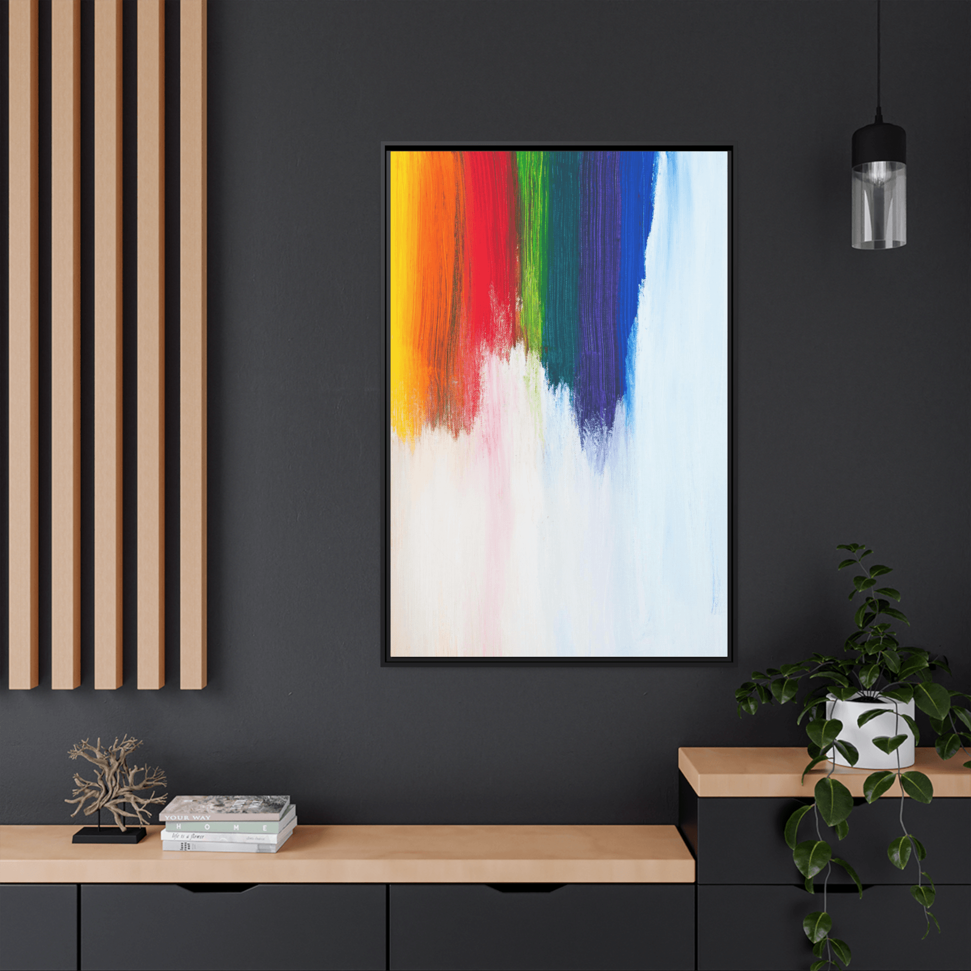 Abstract Minimalist Minimalist Dreamscape: Framed Canvas Prints for a Relaxing Home Decor