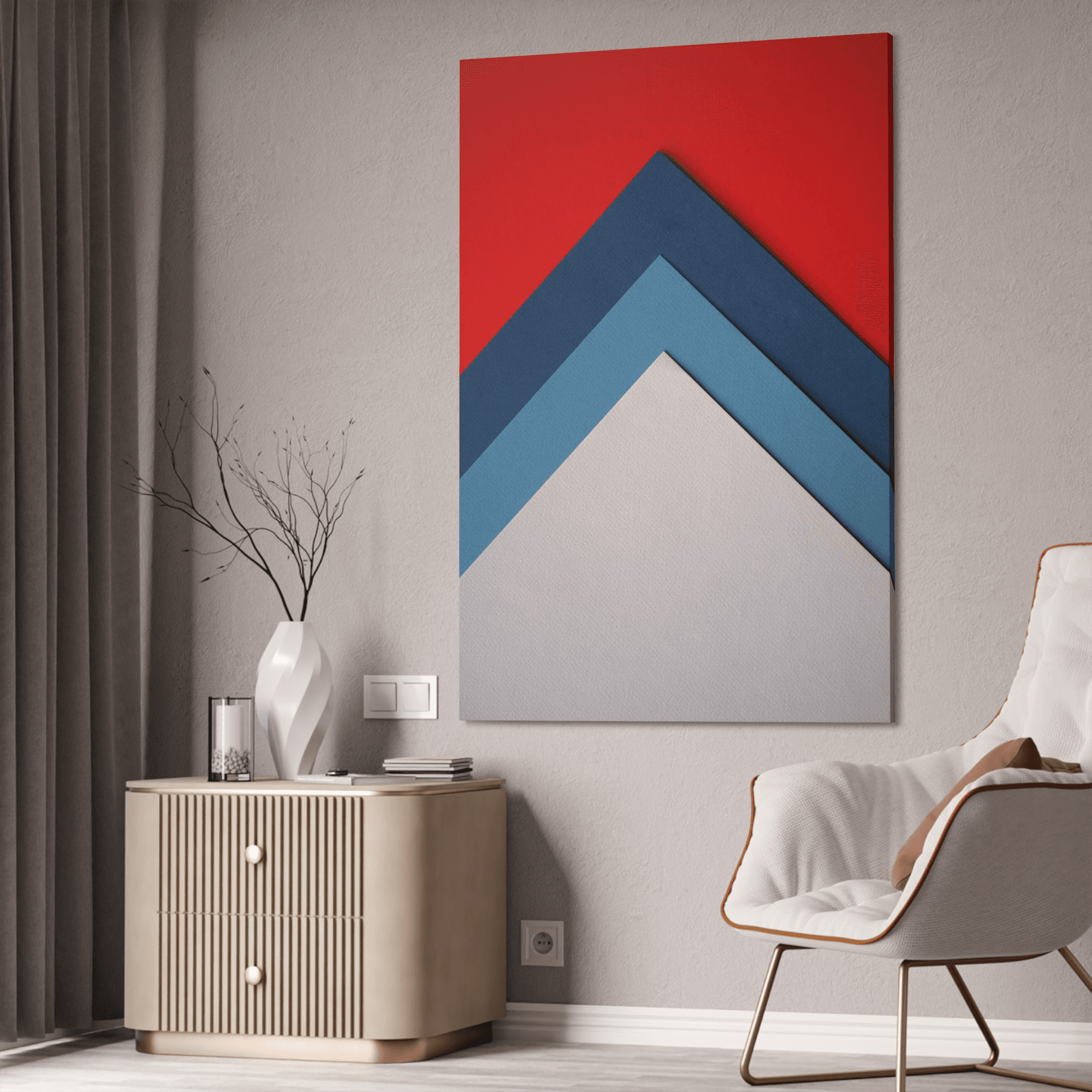 Abstract Minimalist Artistic Minimalist Canvas: Abstract Design for Modern Wall Art