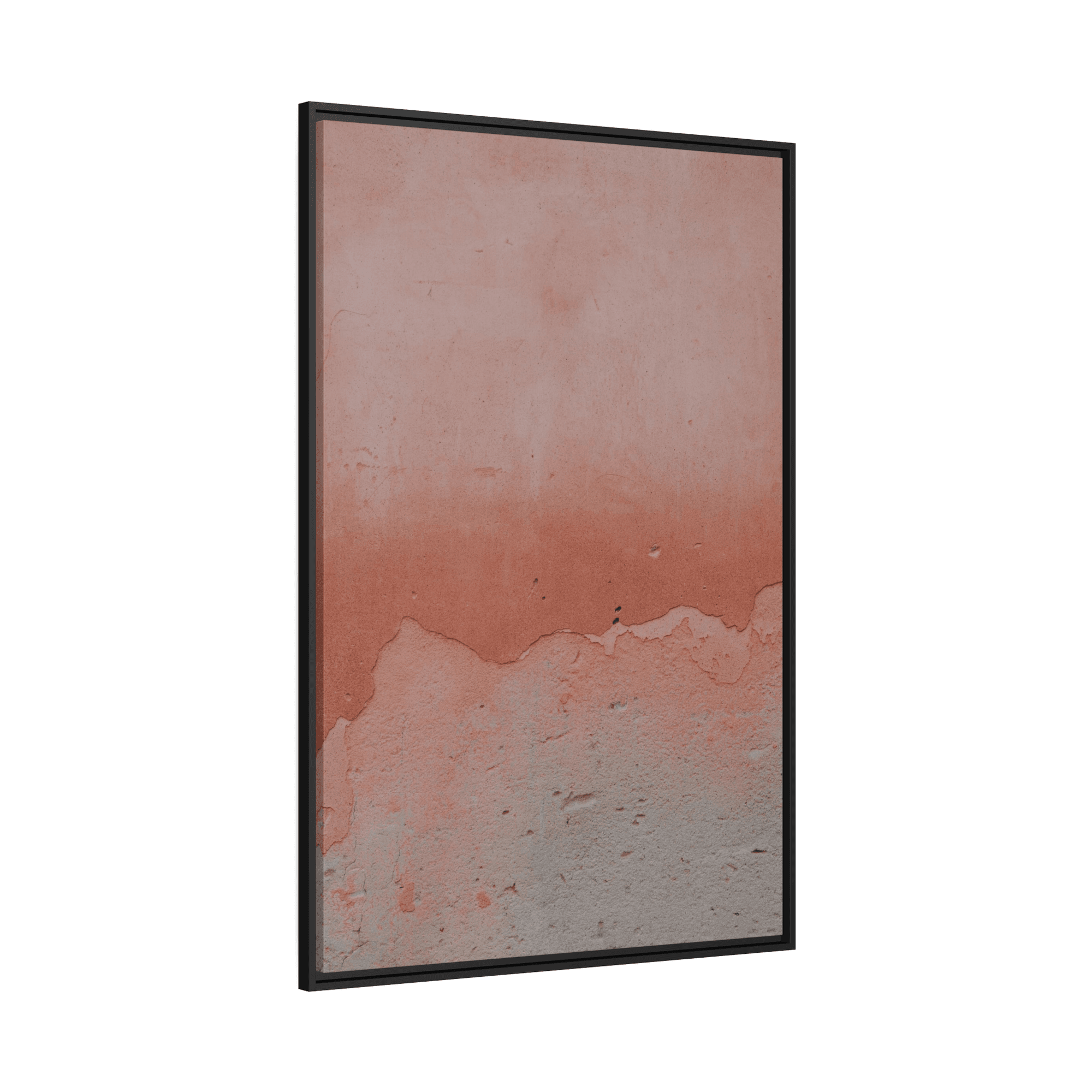Abstract Minimalist Naturalistic Abstract Minimalist: Framed Canvas Print for Soothing Art