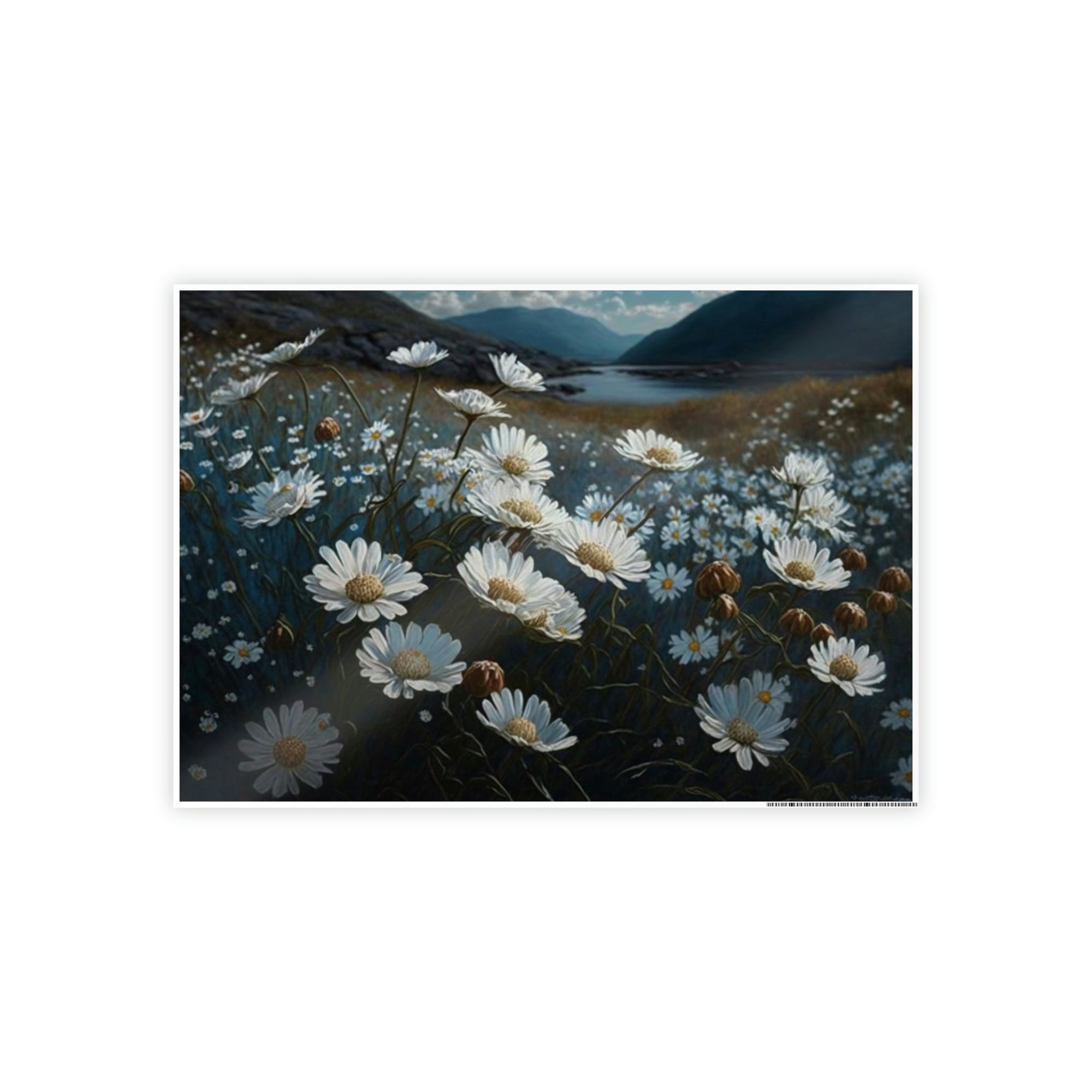 Daisies Radiant Daisies: Floral Artwork on Canvas & Posters for Home Decor
