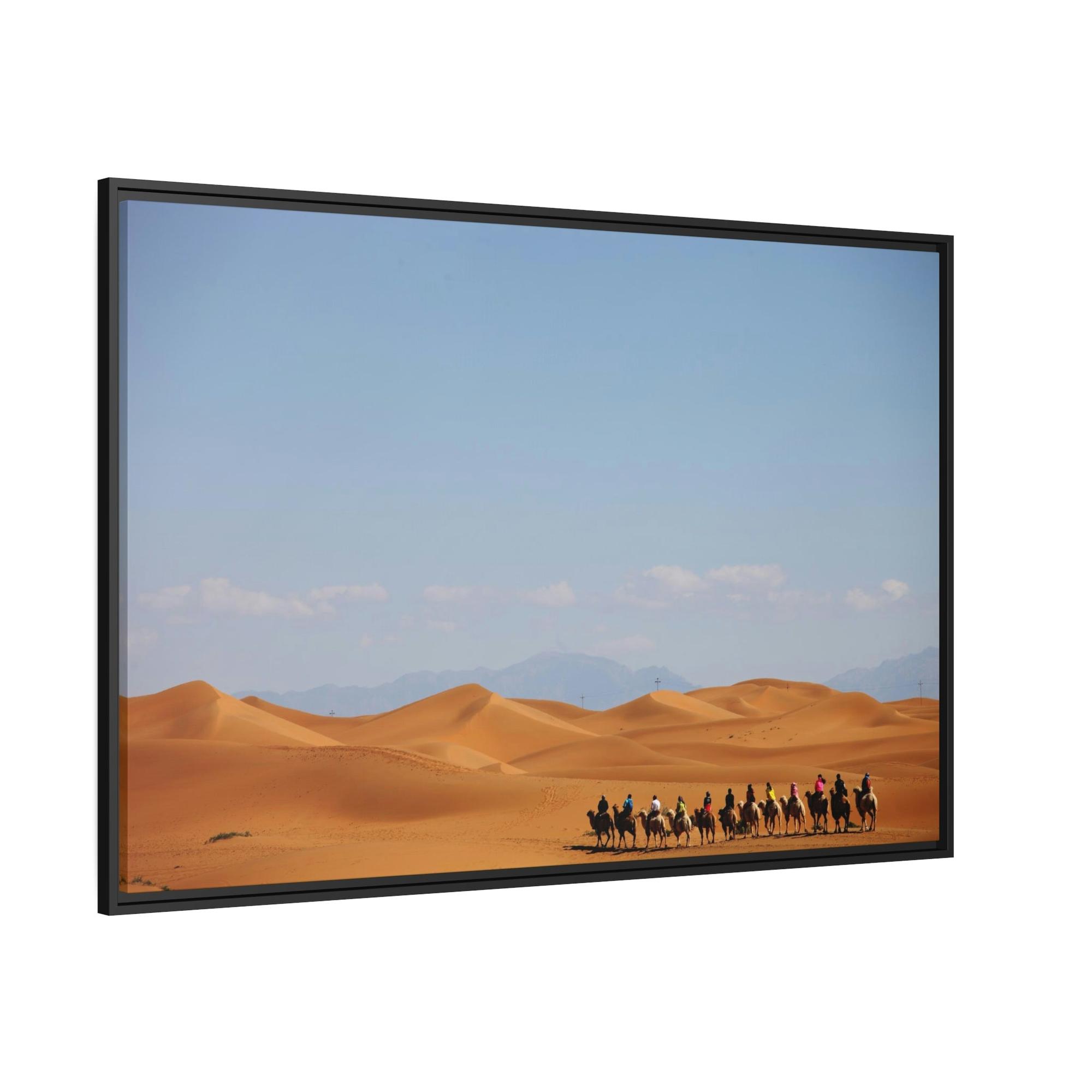 Desert Sands of Time: A Breathtaking Desert Print on Canvas & Poster for Your Art Collection
