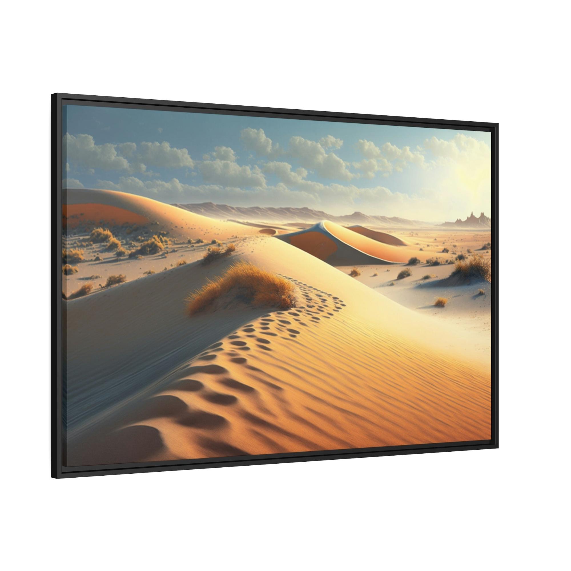 Desert Vast Wonders: Artistic Canvas & Poster Print of the Desert for Your Wall