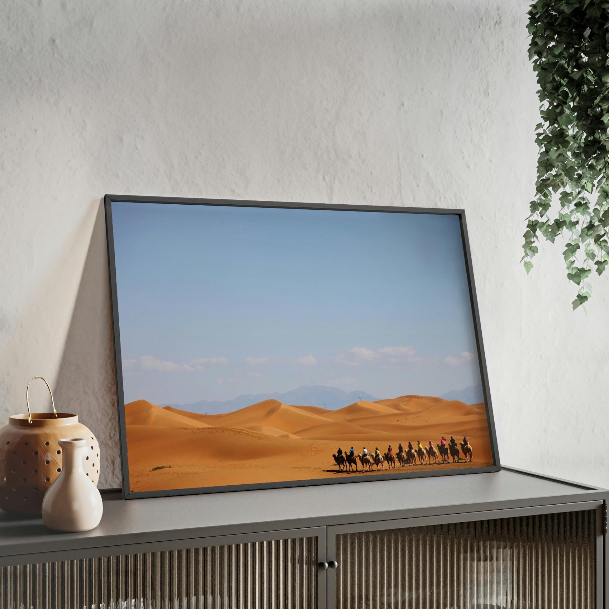 Desert Sands of Time: A Breathtaking Desert Print on Canvas & Poster for Your Art Collection