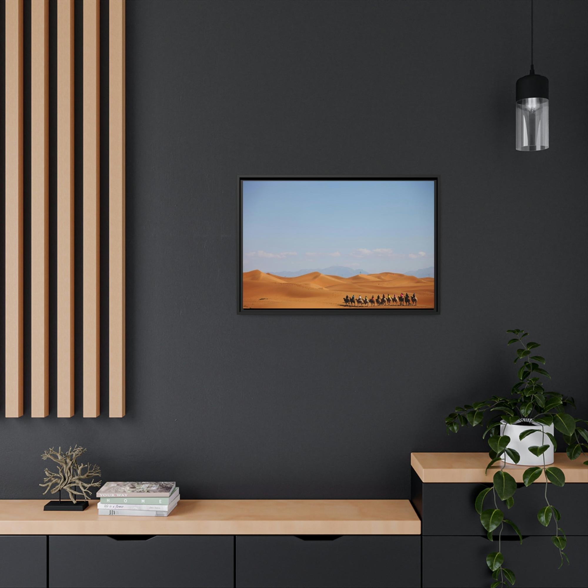Desert Sands of Time: A Breathtaking Desert Print on Canvas & Poster for Your Art Collection