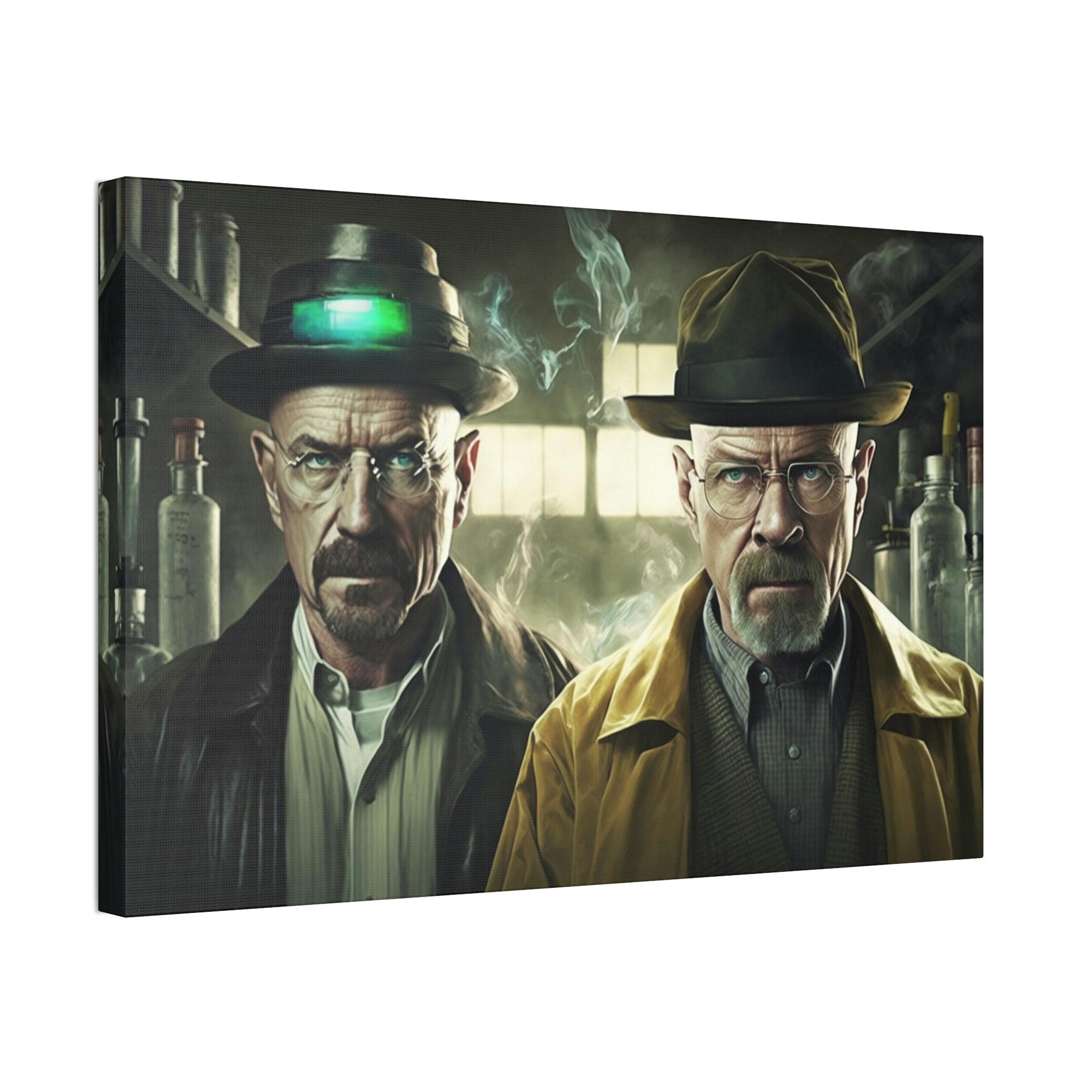 Breaking Bad Heisenberg's Legacy: Iconic Breaking Bad Artwork on Canvas