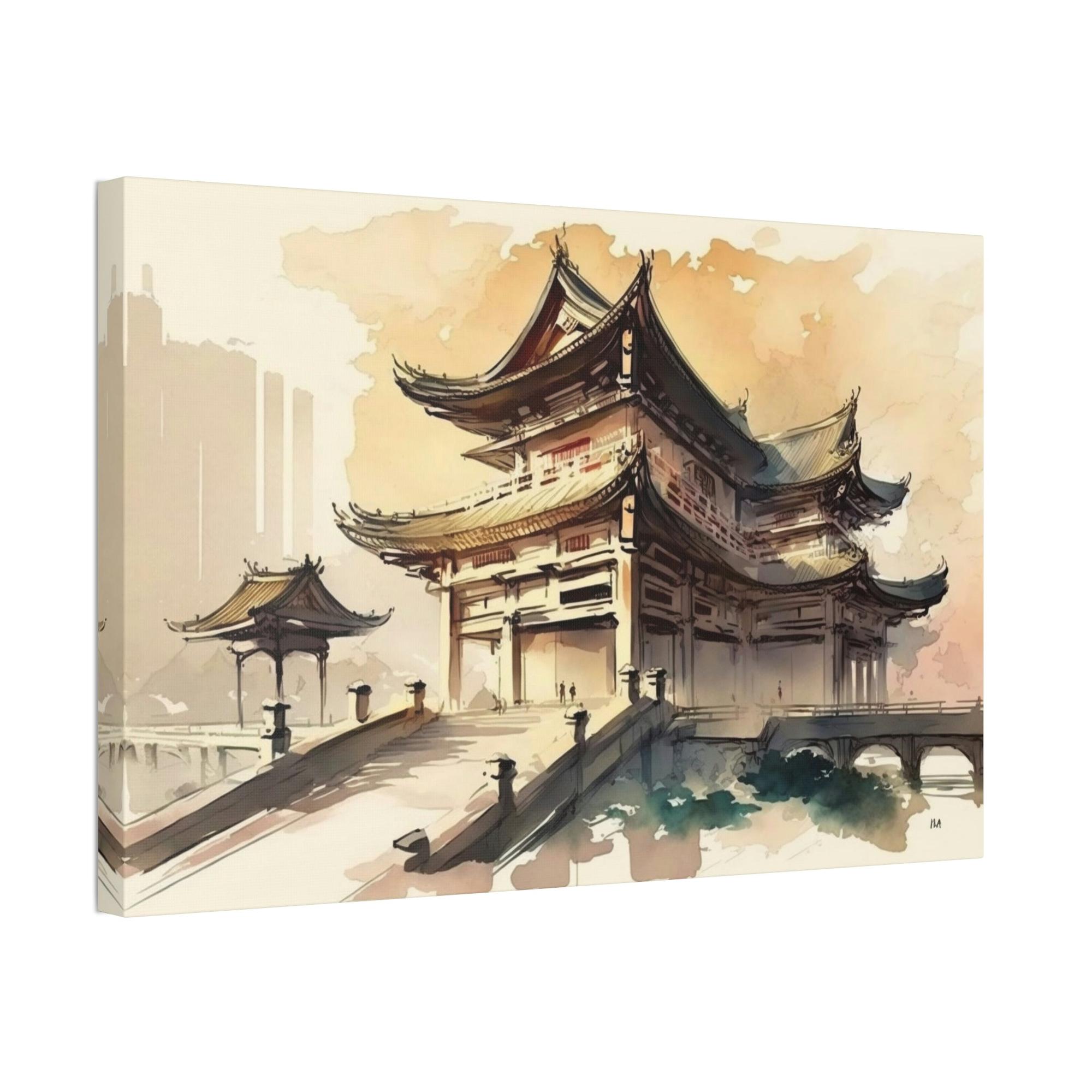 Asian Asian Aesthetics: A Modern Twist on Traditional Art on Framed Poster & Canvas