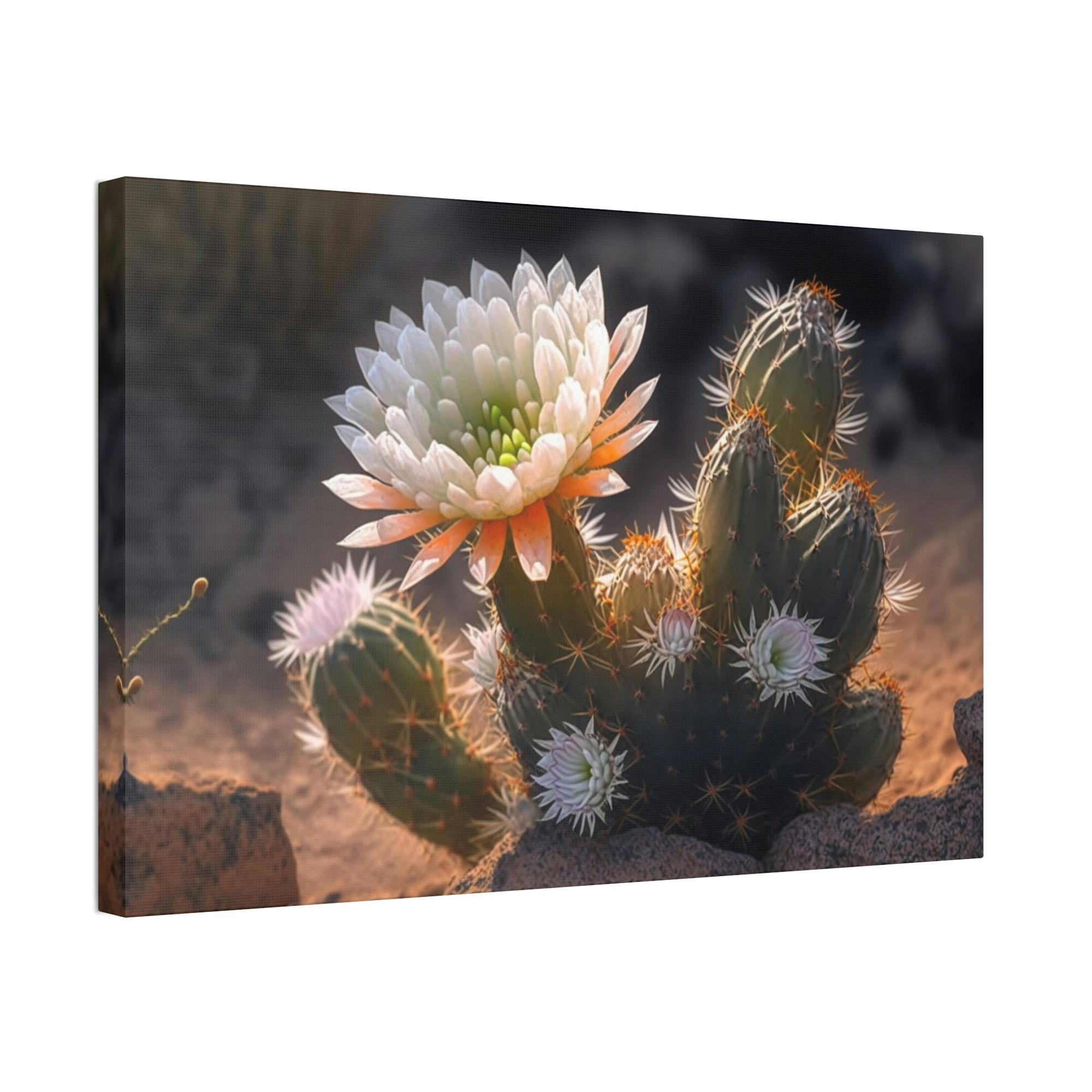 Cactus Cactus Wonderland: Canvas Print for a Whimsical and Playful Wall Decor