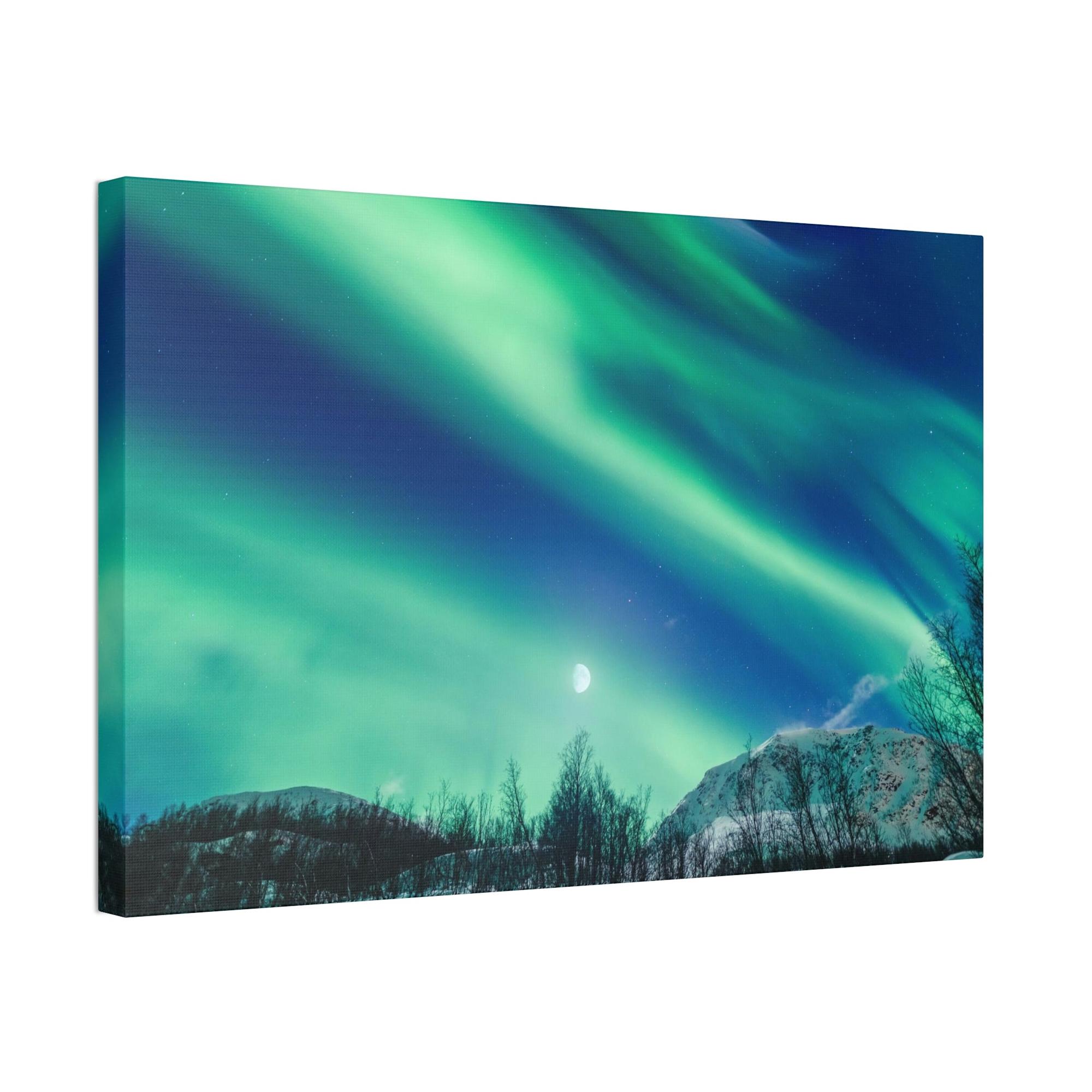 Aurora Borealis Aurora Borealis Magic: High-Quality Print on Canvas for Your Wall