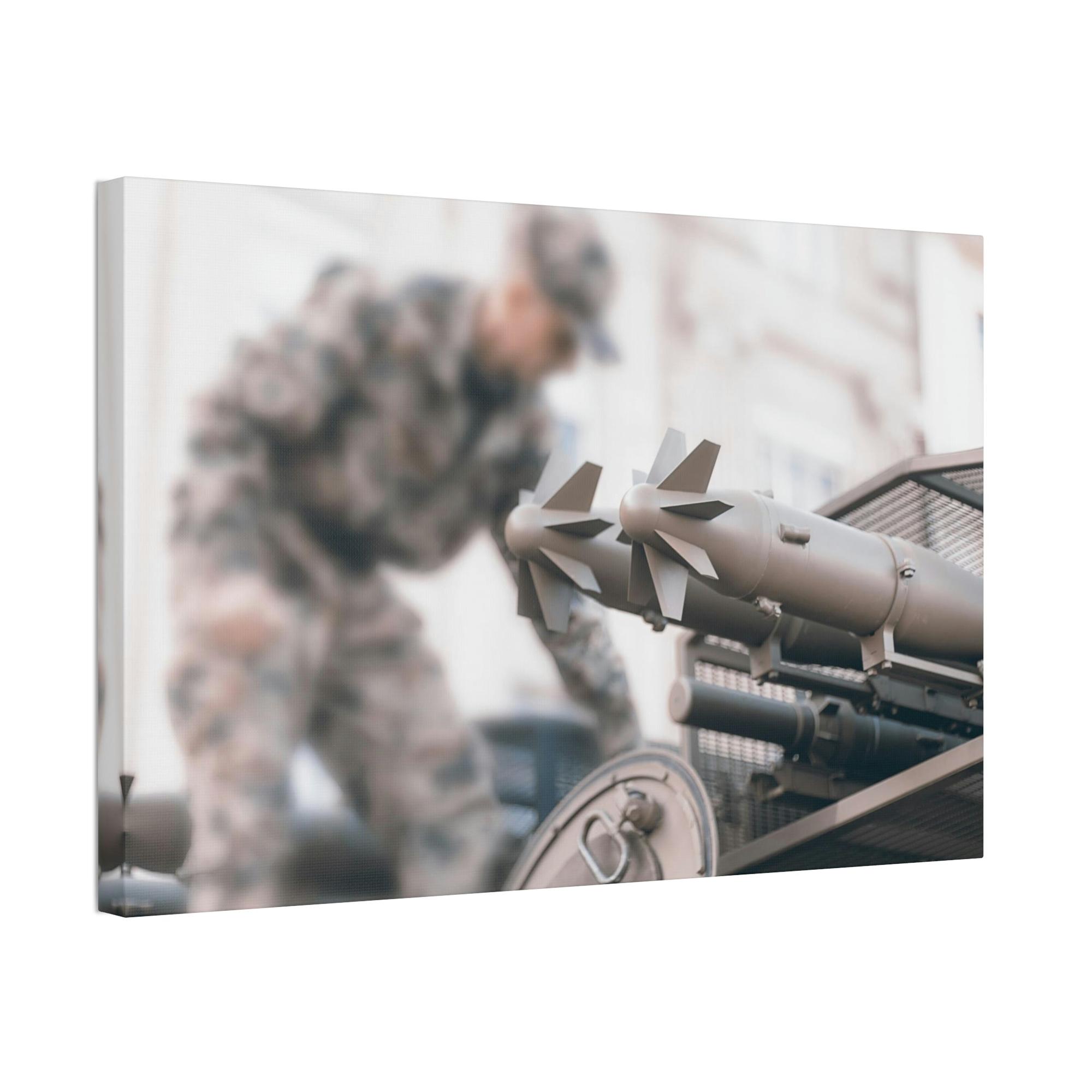 Army Patriotic Spirit: Canvas Art Featuring Army Soldiers in Action