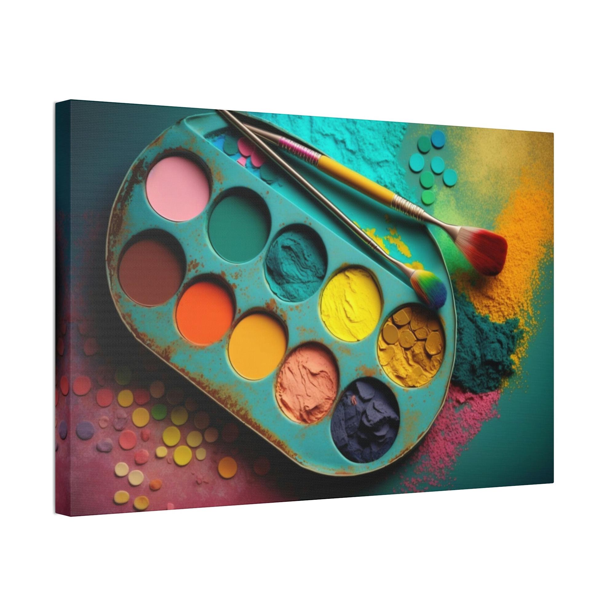 Colors Color Symphony: Framed Canvas Print to Brighten Up Any Room