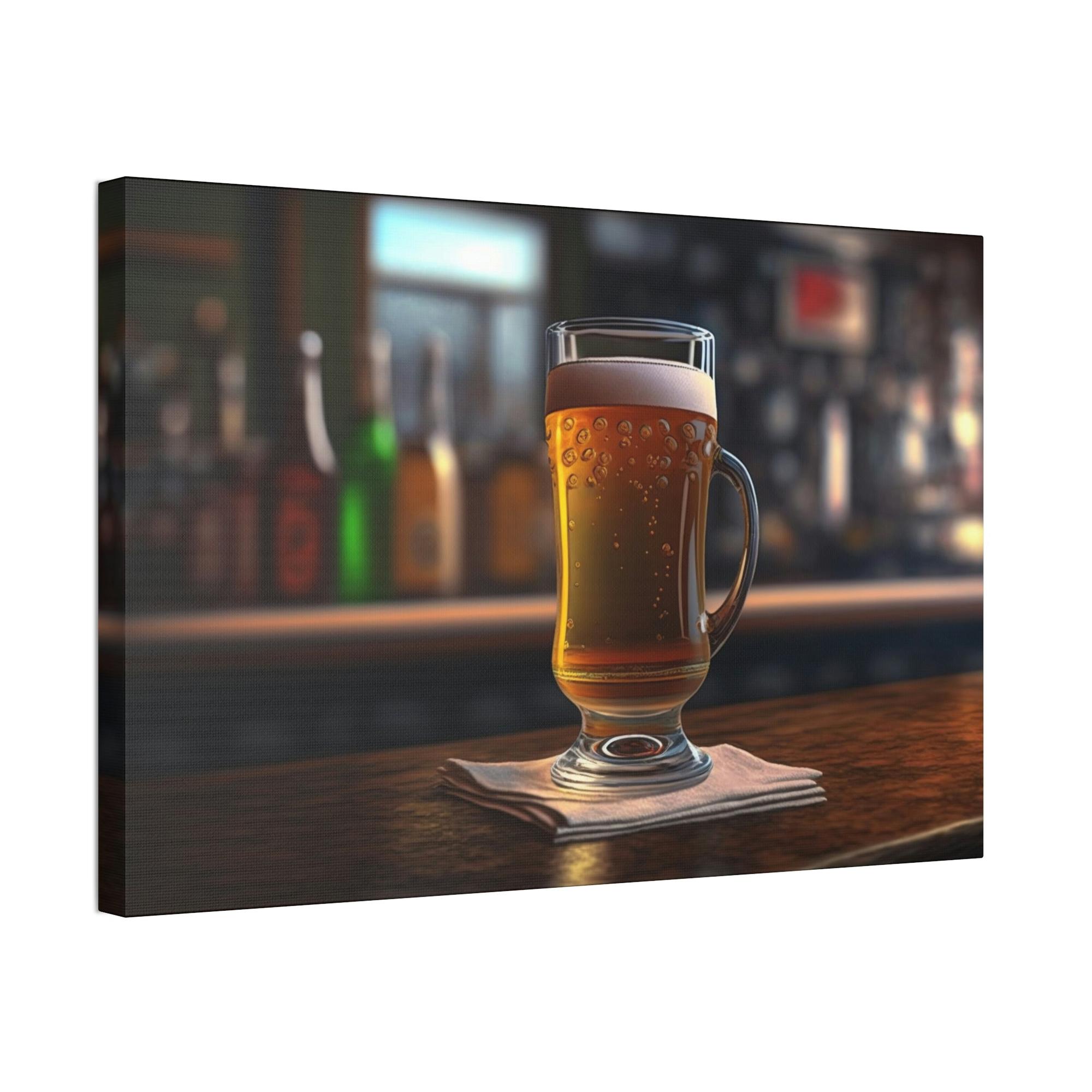 Beer Drink in the Art: Framed Beer Posters for Your Home Bar