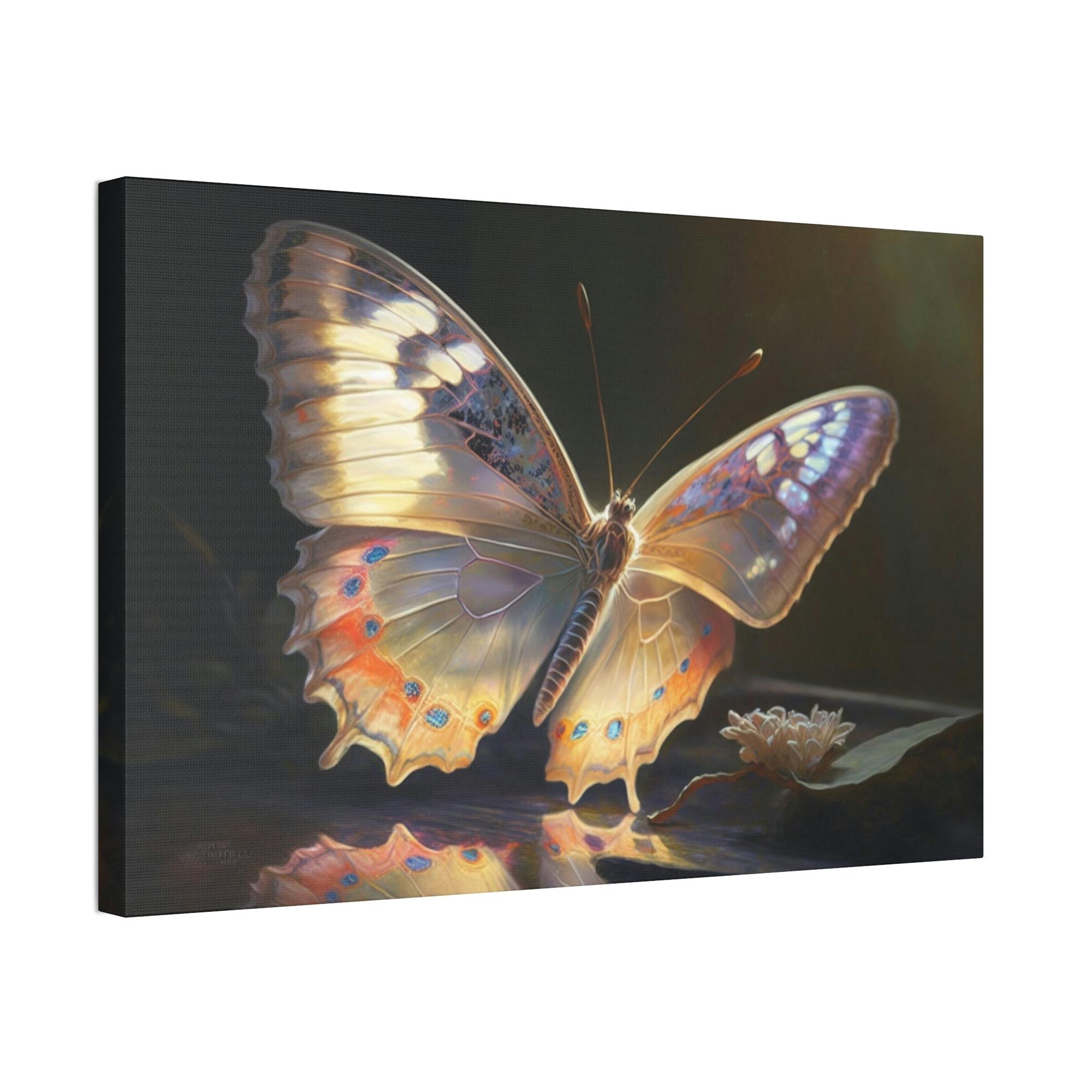 Butterflys Butterflie in Flight: Art Print on Canvas & Poster of Graceful Winged Creatures