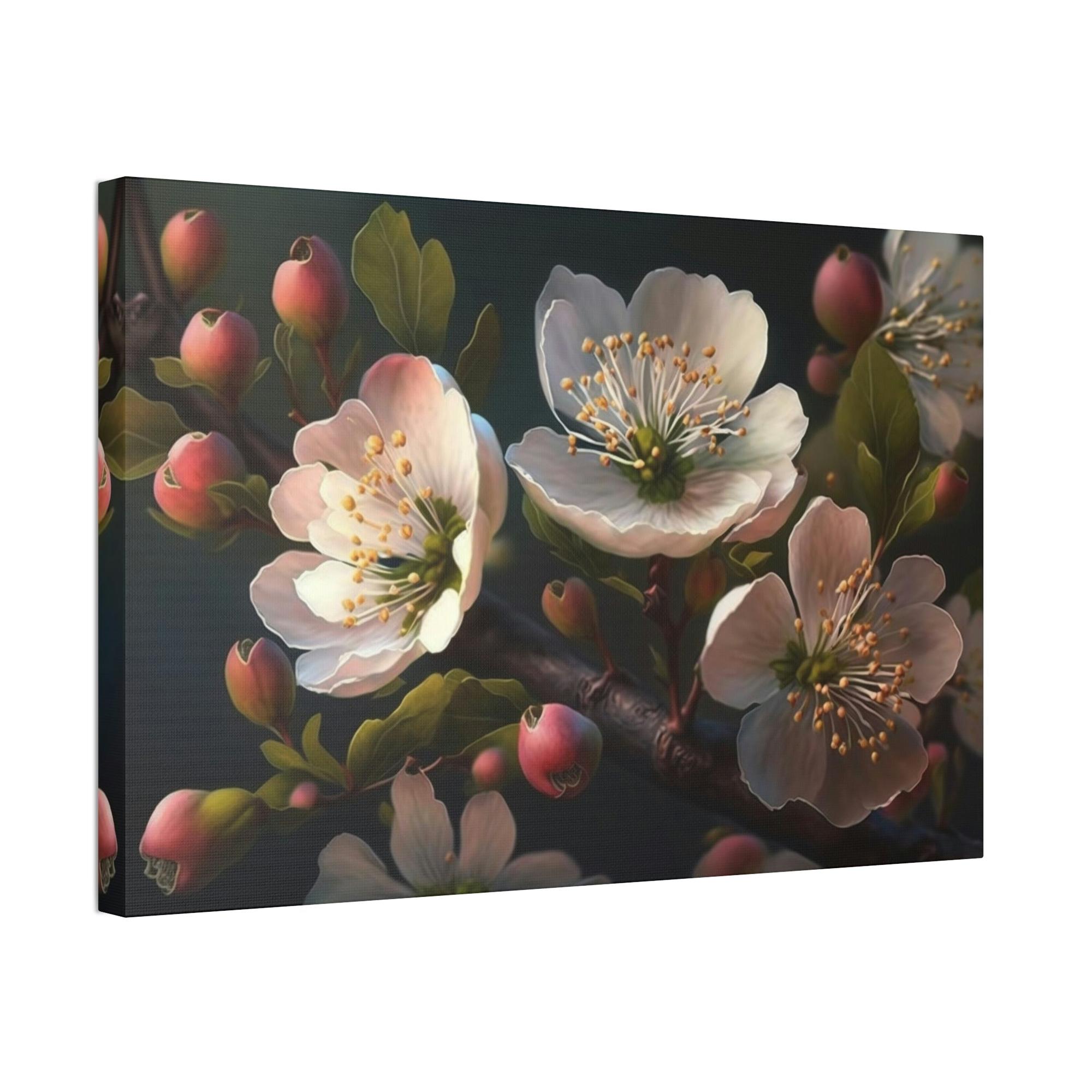 Cherry Blossoms Cherry Blossom Dreams: Natural Canvas & Poster Wall Art