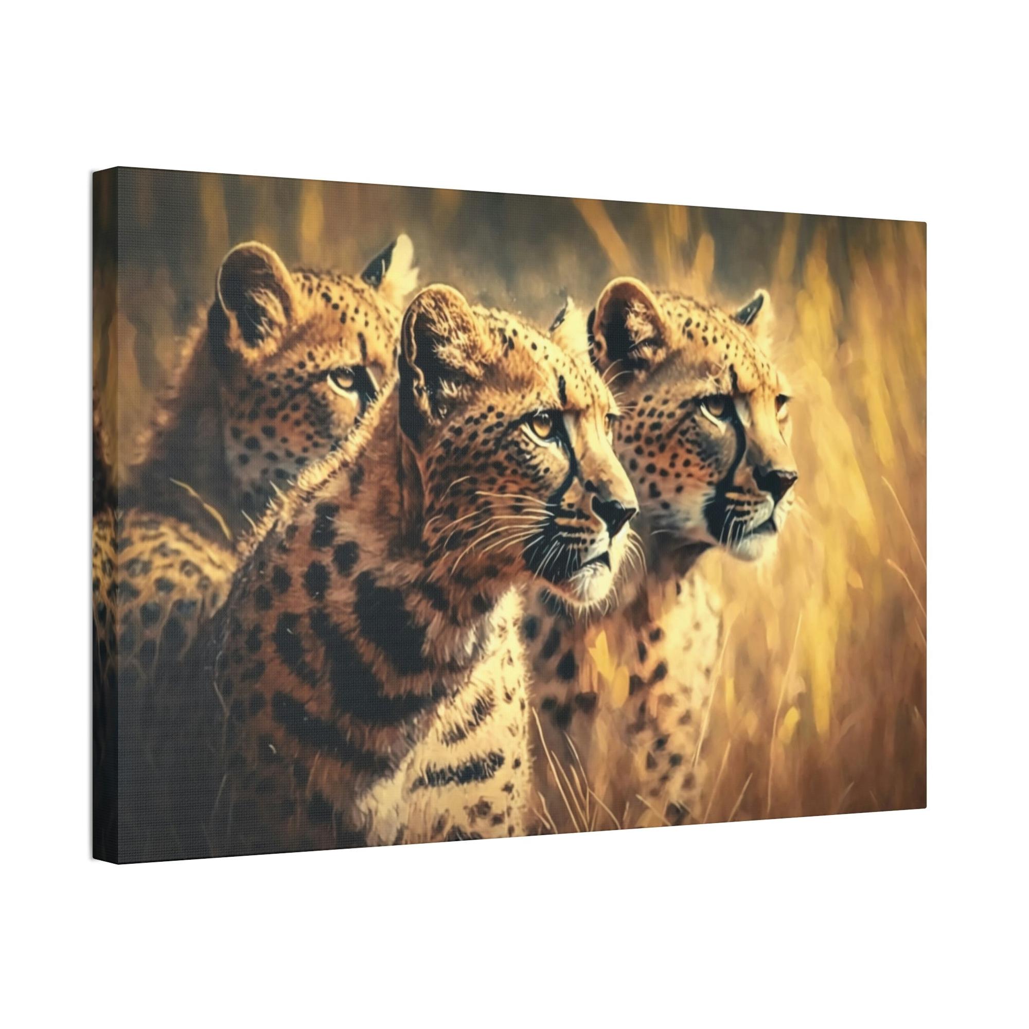 Cheetahs Safari Dreams: Majestic Cheetahs on Natural Canvas