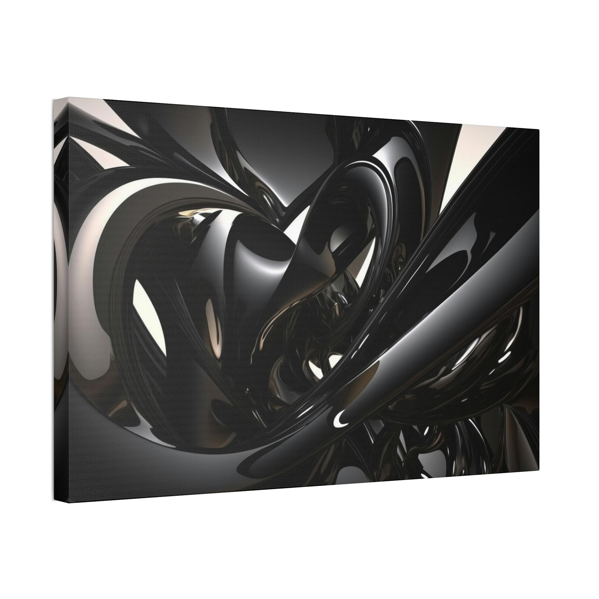 Black The Beauty of Darkness: Framed Black Art Print
