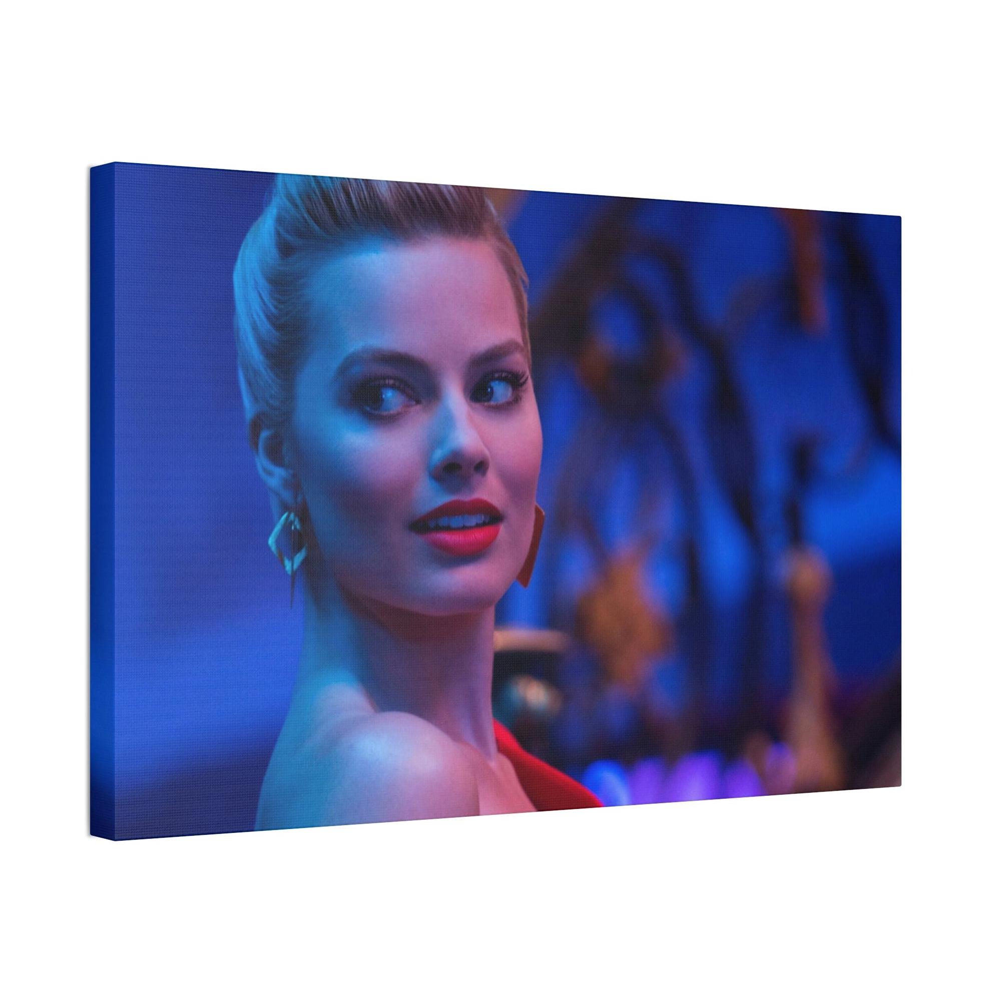 undefined Glamorous Hollywood Nights: Celebrity Portrait on Framed Canvas