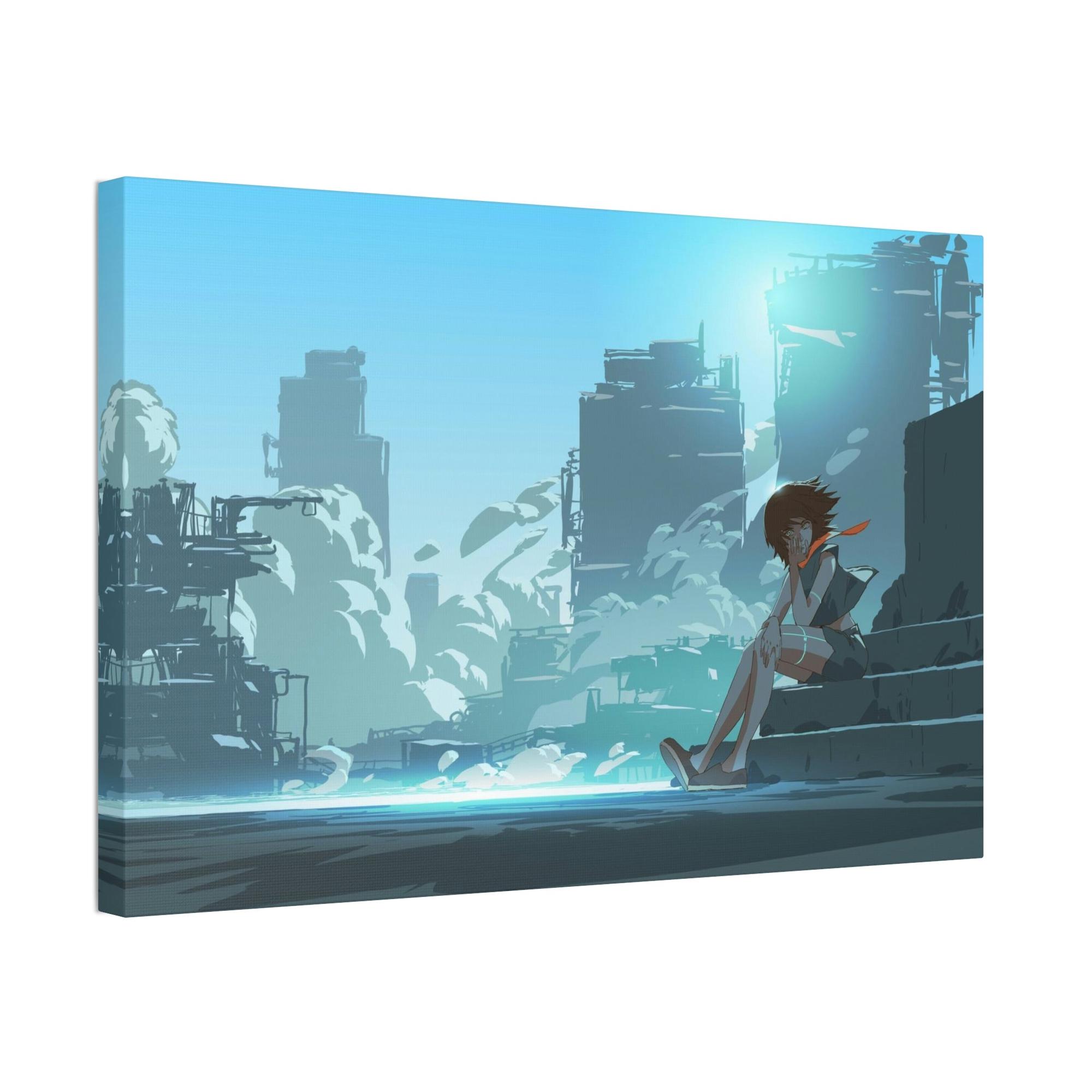undefined Anime Adventure: Framed Canvas Art Featuring Action-Packed Anime Scenes