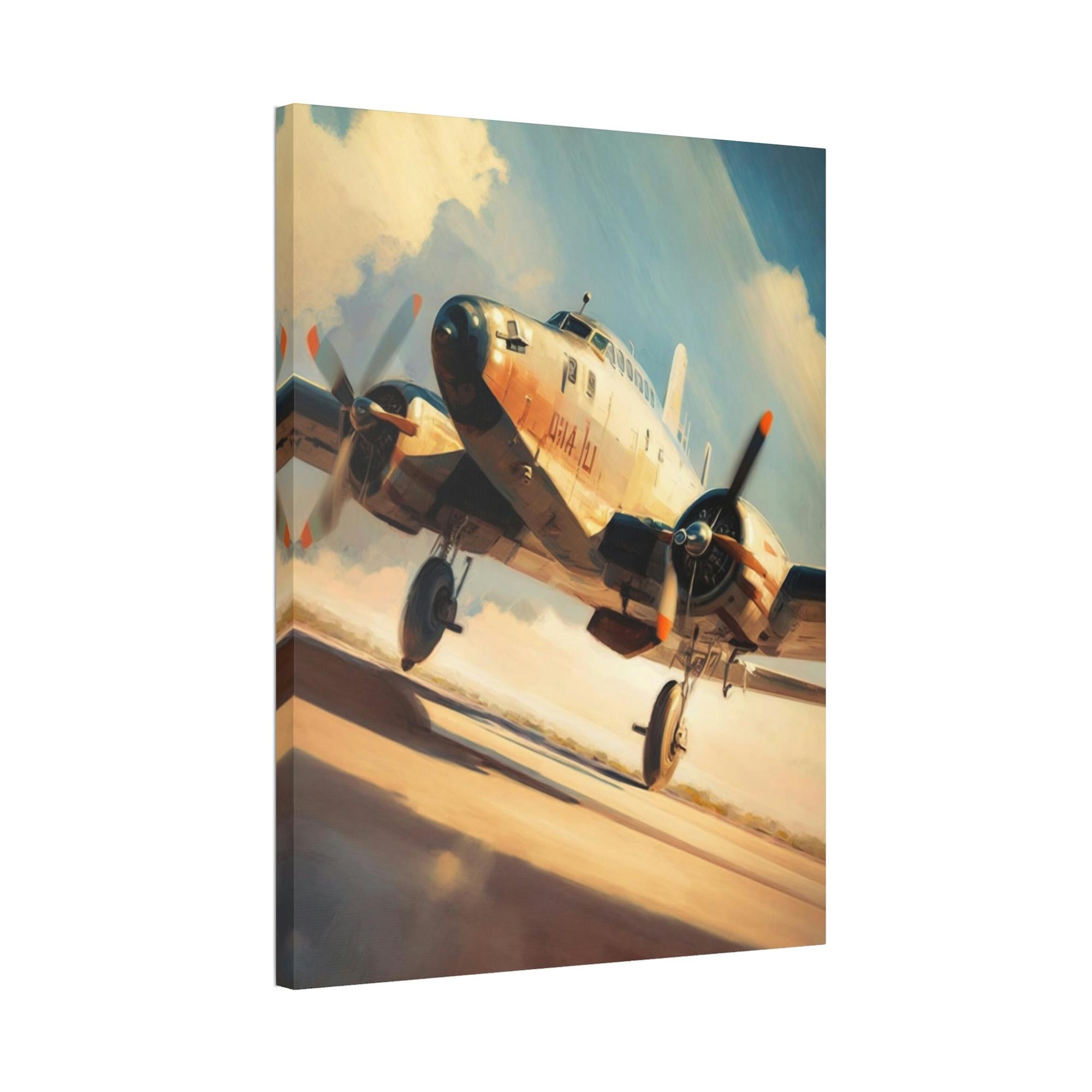 Aircraft Flying Dreams: Captivating Aircraft Wall Art on Framed Poster