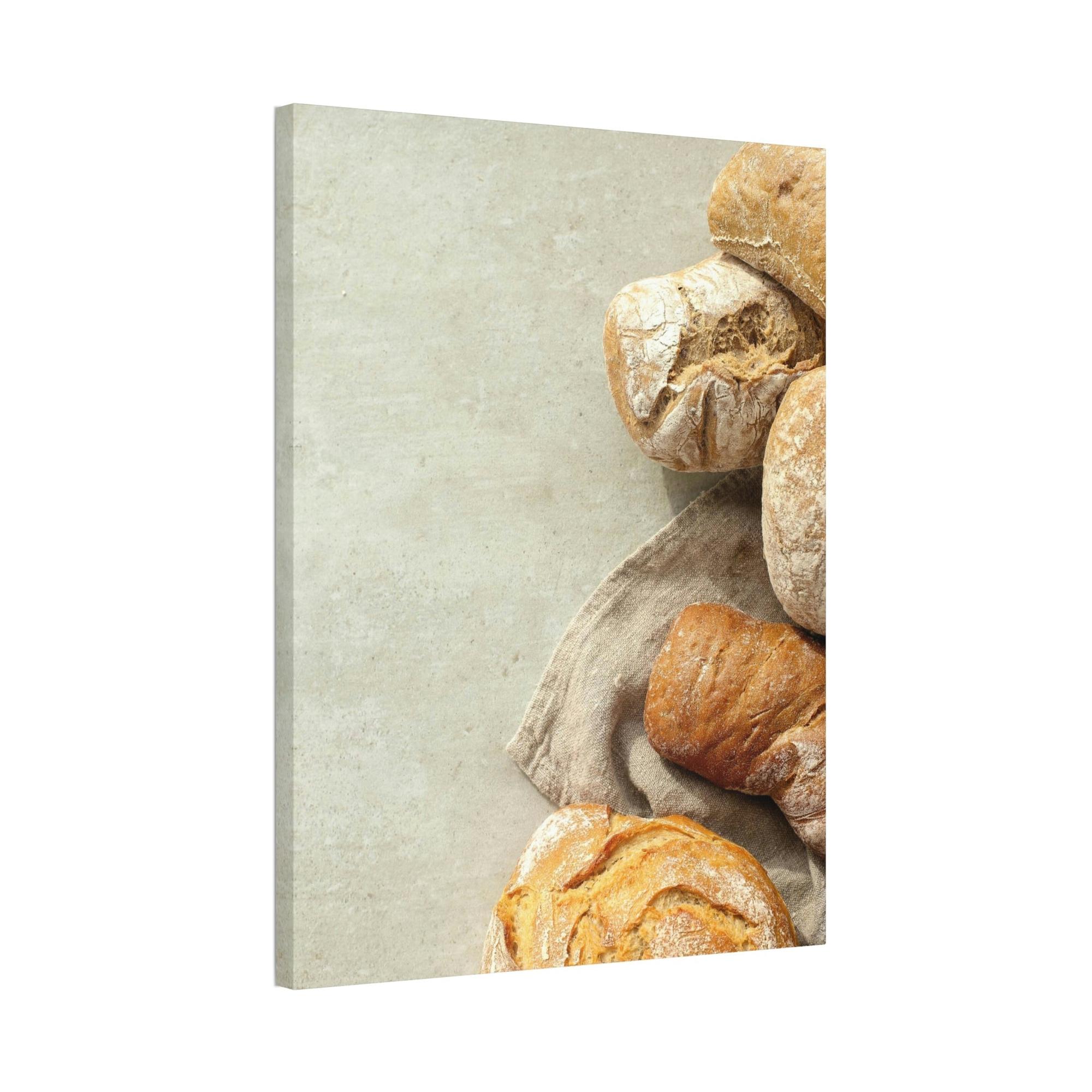 Bread Bread Aroma Delight: Poster and Print on Canvas with Rich Bakery Scene
