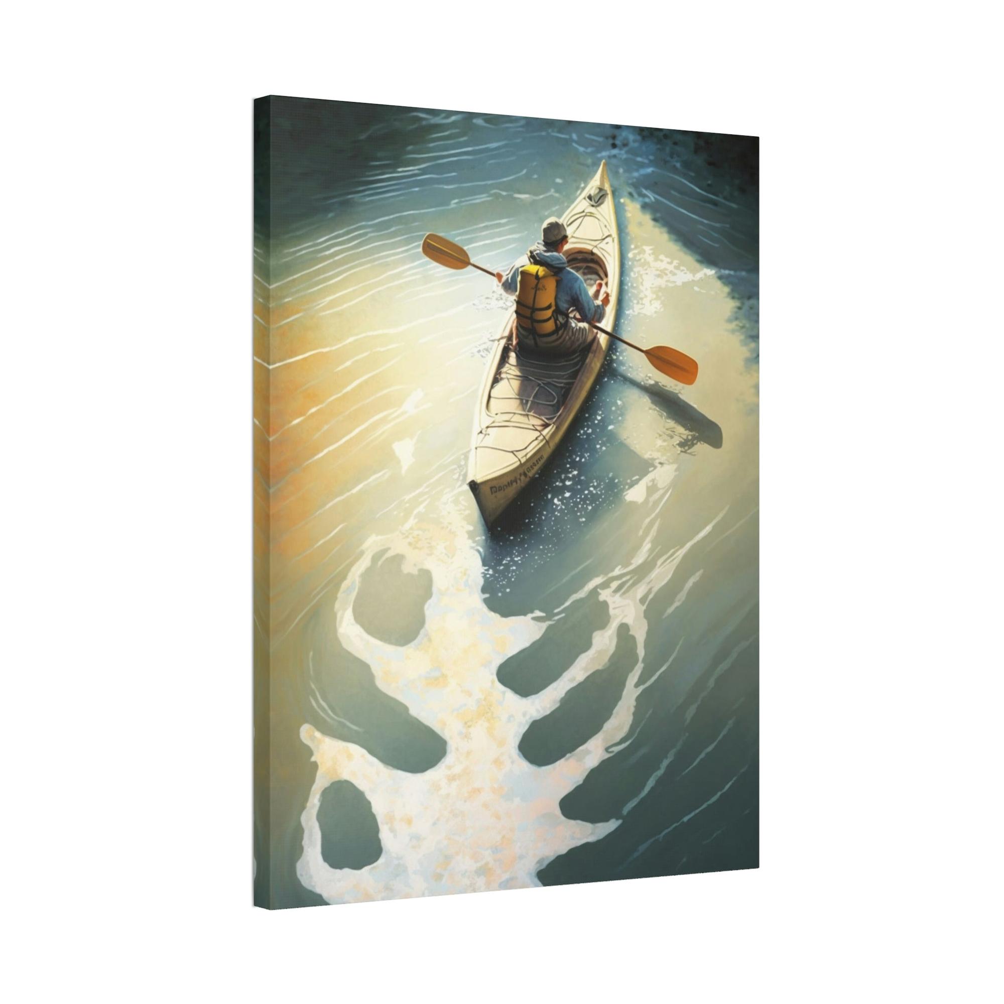 Boating Boating Bliss: Wall Art and Print on Canvas with Relaxing Boating Art