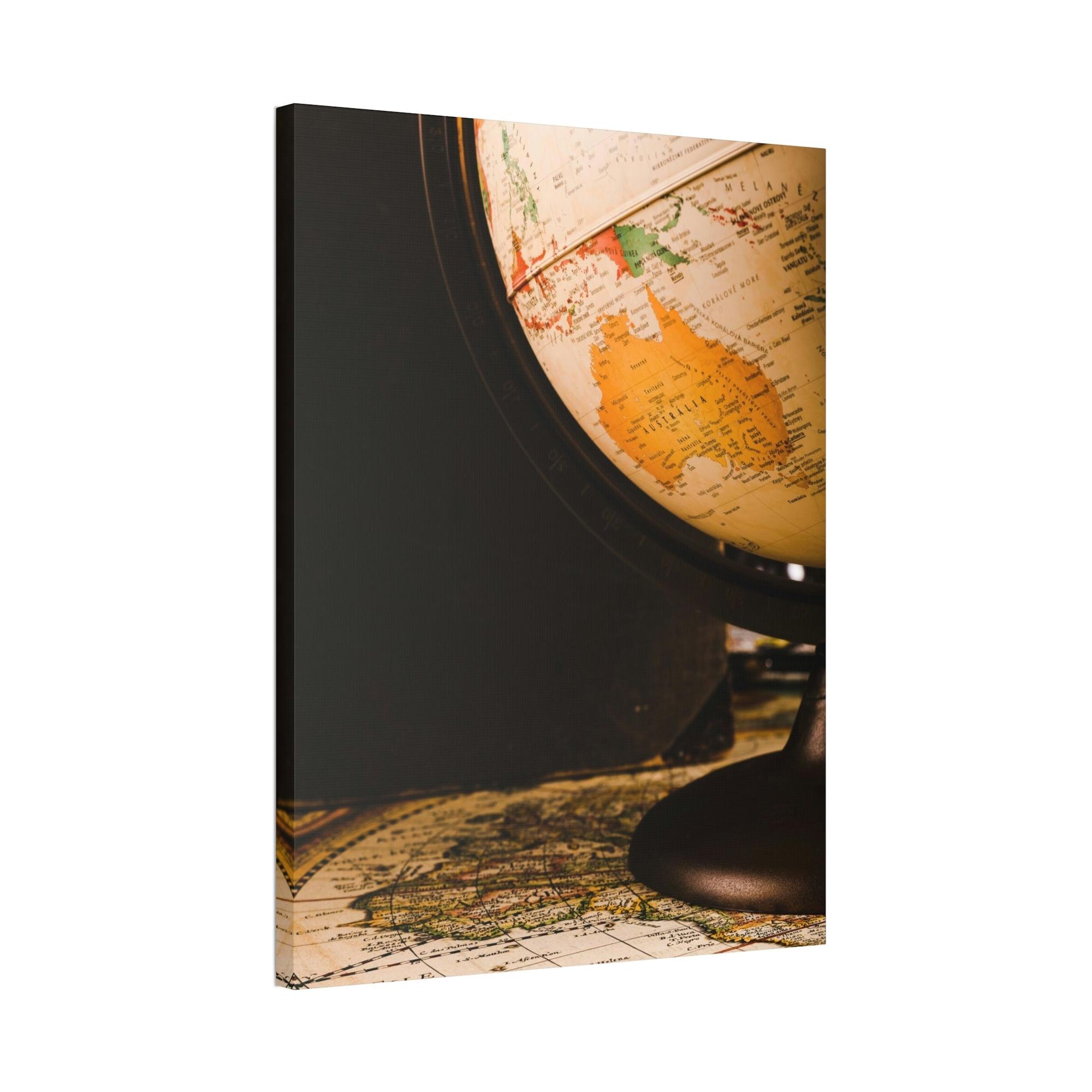 Maps Mapping the Globe: An Artistic Spin on a Classic World Map Globe