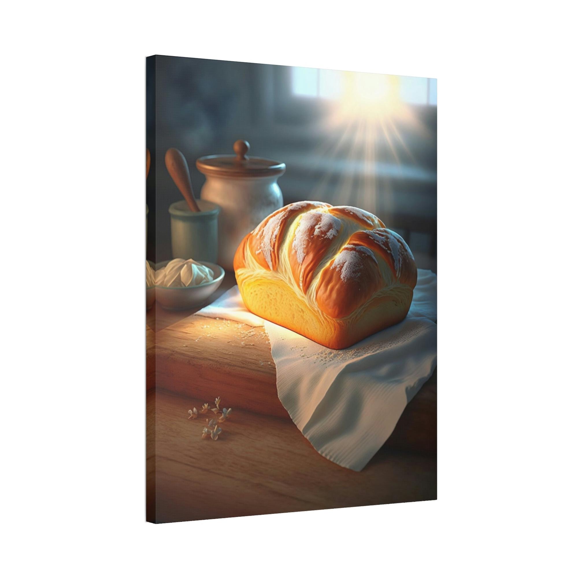 Bread The Daily Bread: Print on Canvas and Art for Kitchen Decor