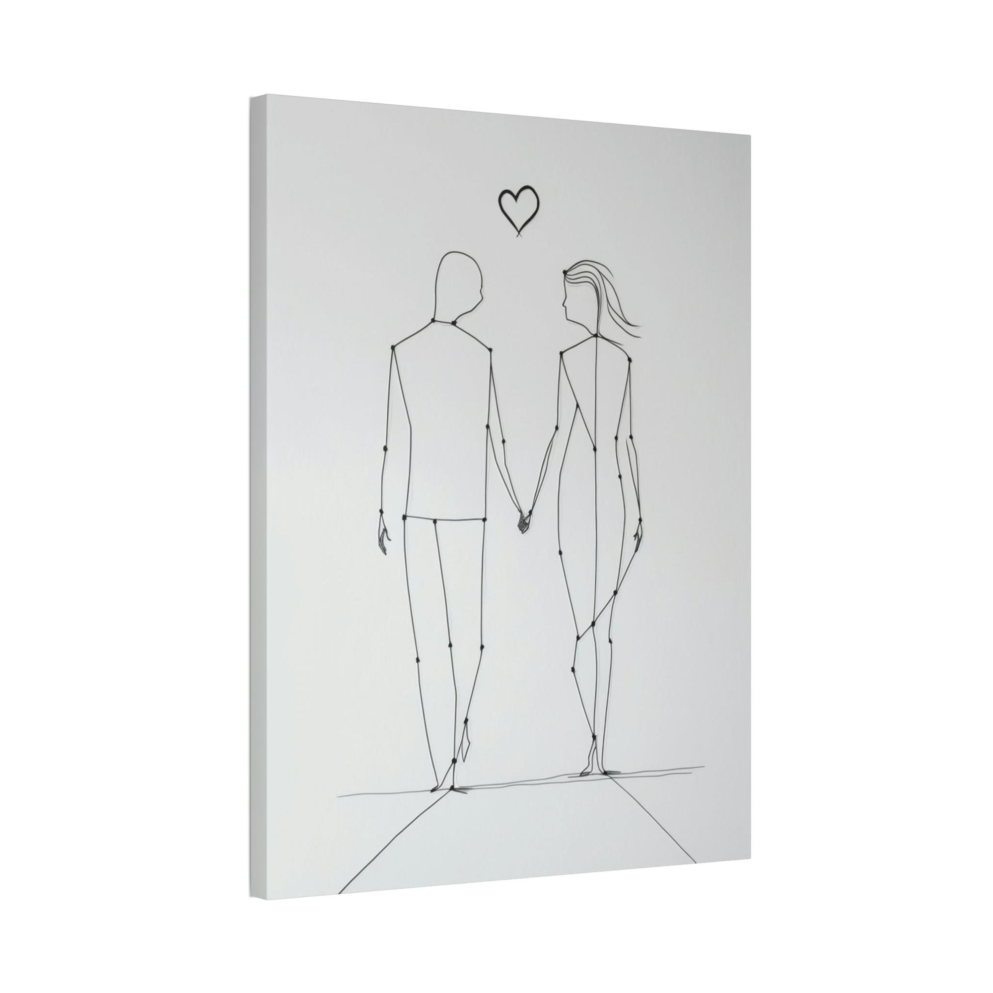 Abstract Line Art The Art of Lines: A Framed Poster & Canvas Print of an Abstract Line Artwork