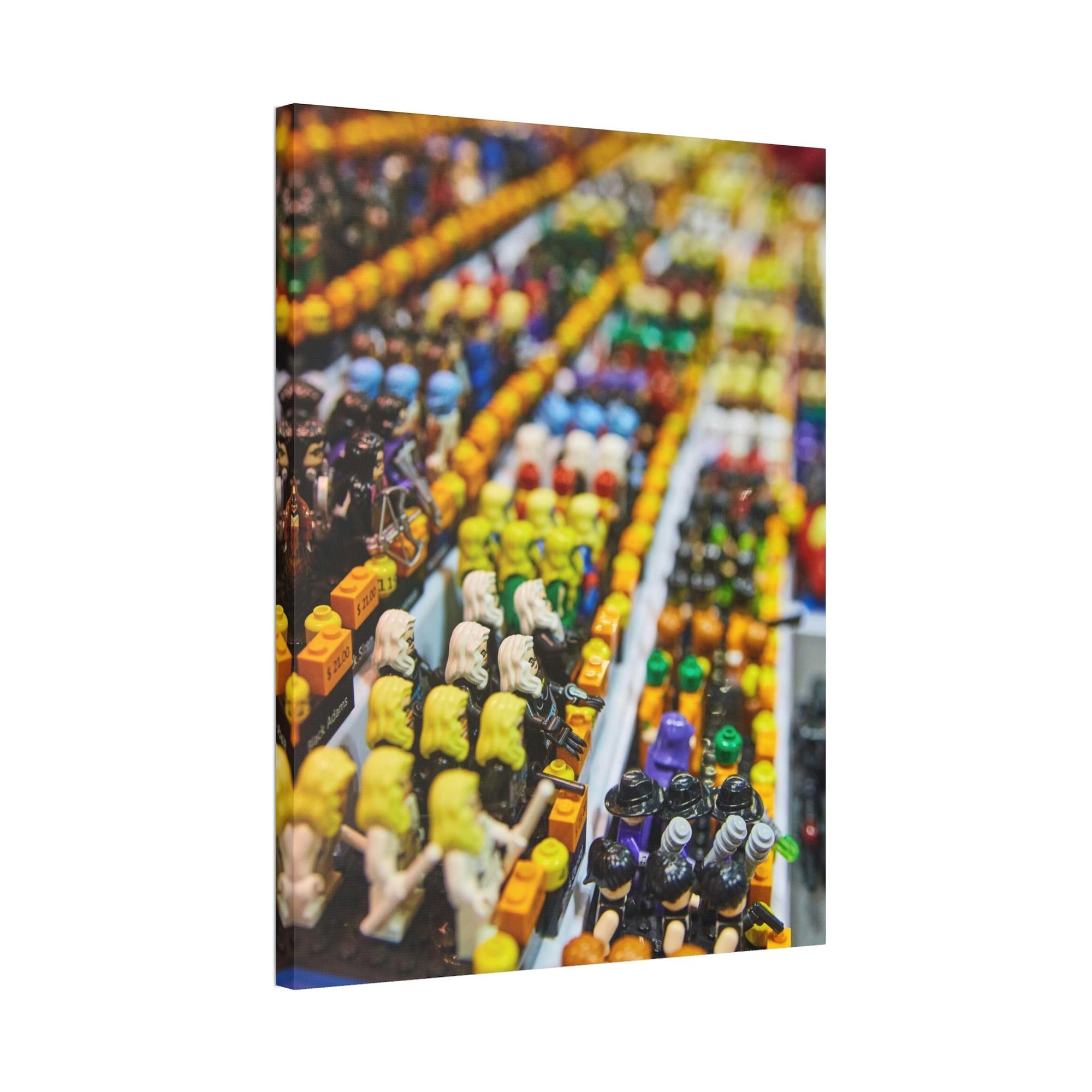 Lego Lego Adventures: Framed Canvas and Print of Lego Themed Worlds