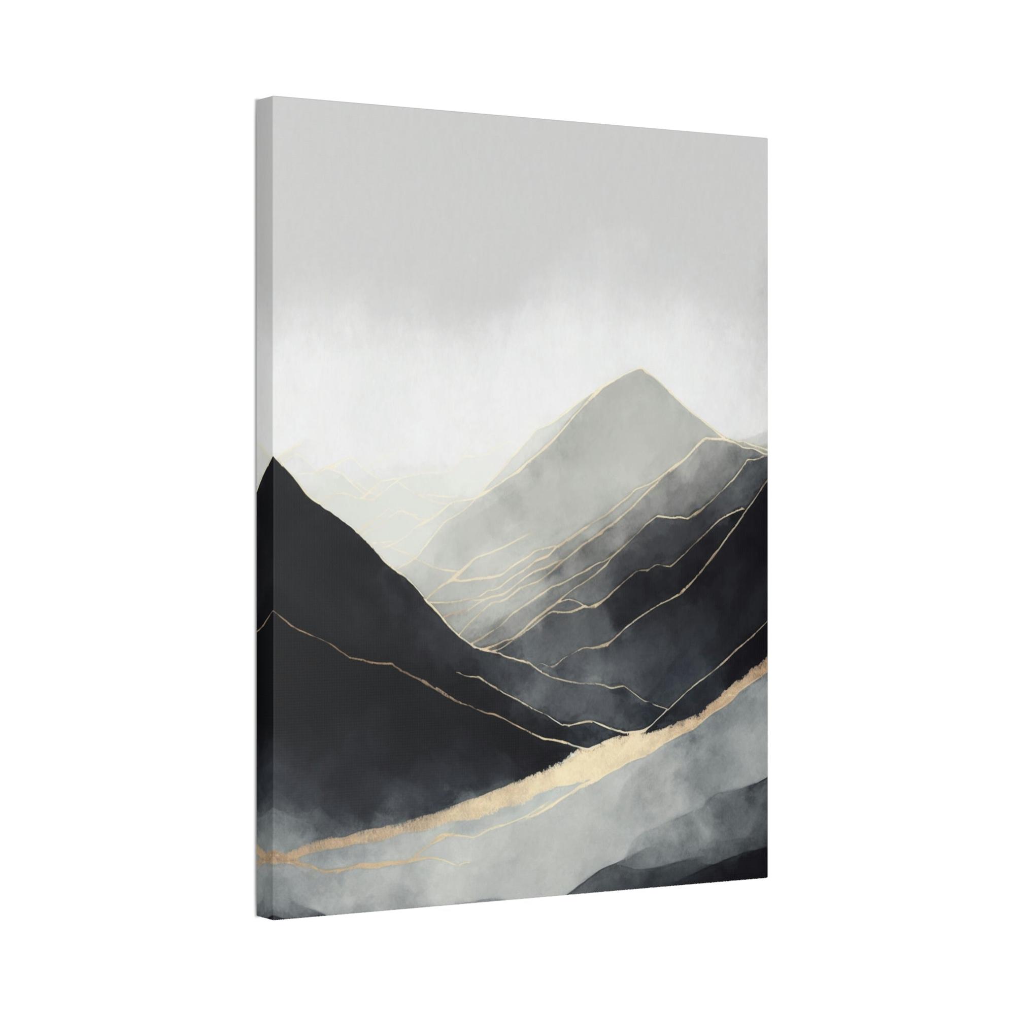 Abstract Landscape Abstract Nature: A Print on Canvas & Poster of a Bold Landscape