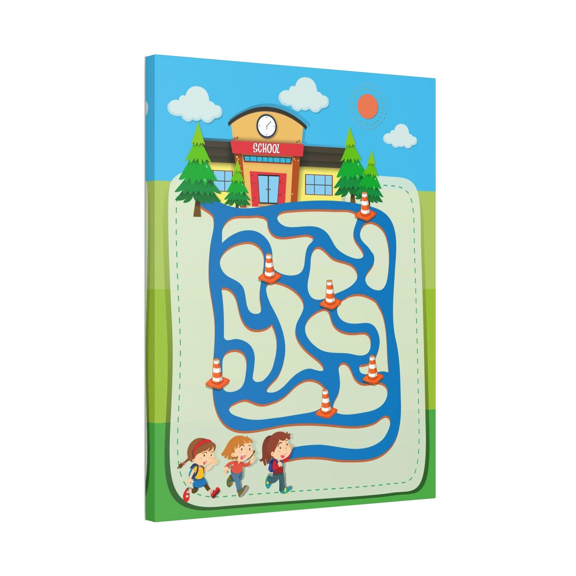 Kids Maps Inspire Their Imagination: Framed Canvas Maps for Little Explorers