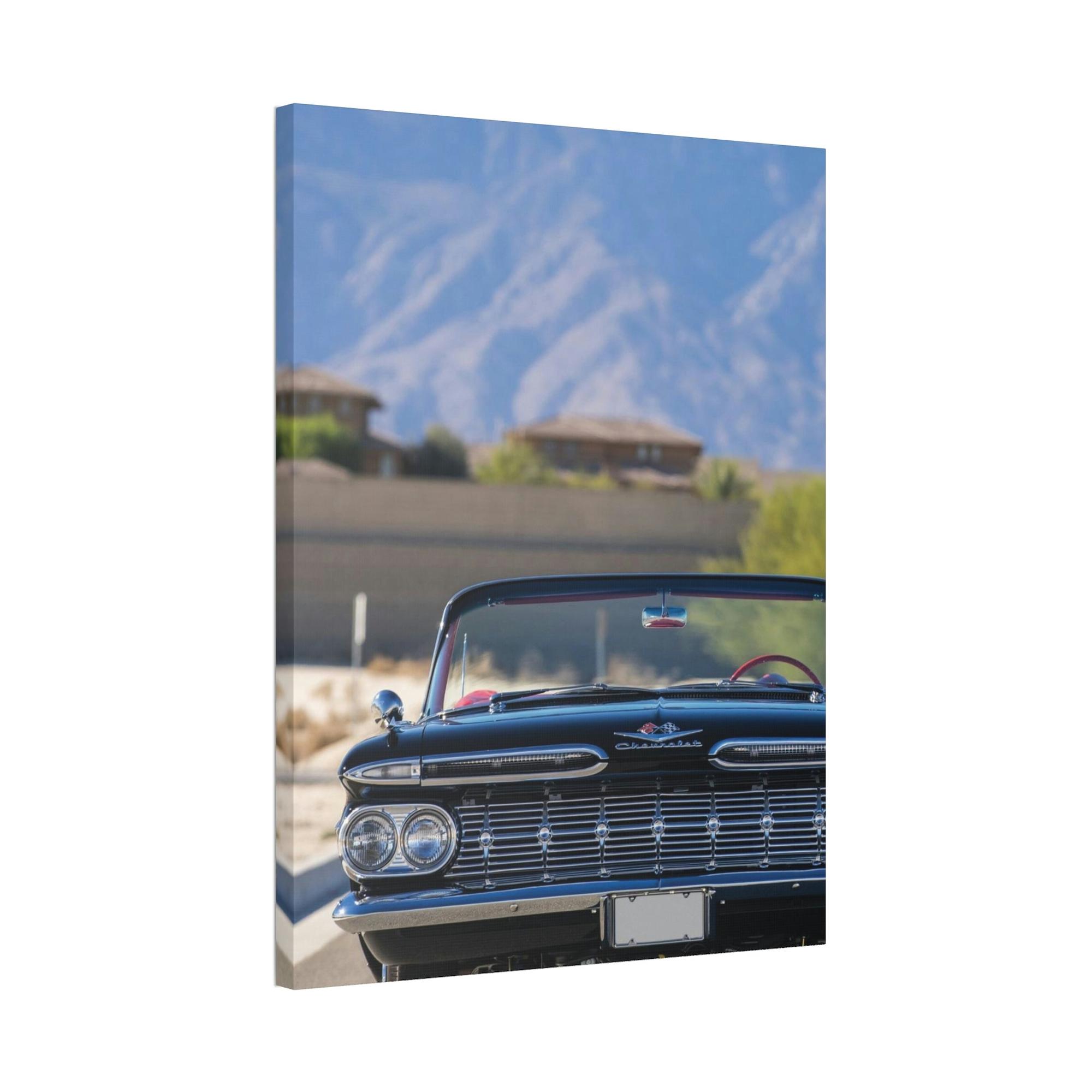 Chevrolet Vintage Chevrolet: Print on Canvas for Retro Decor