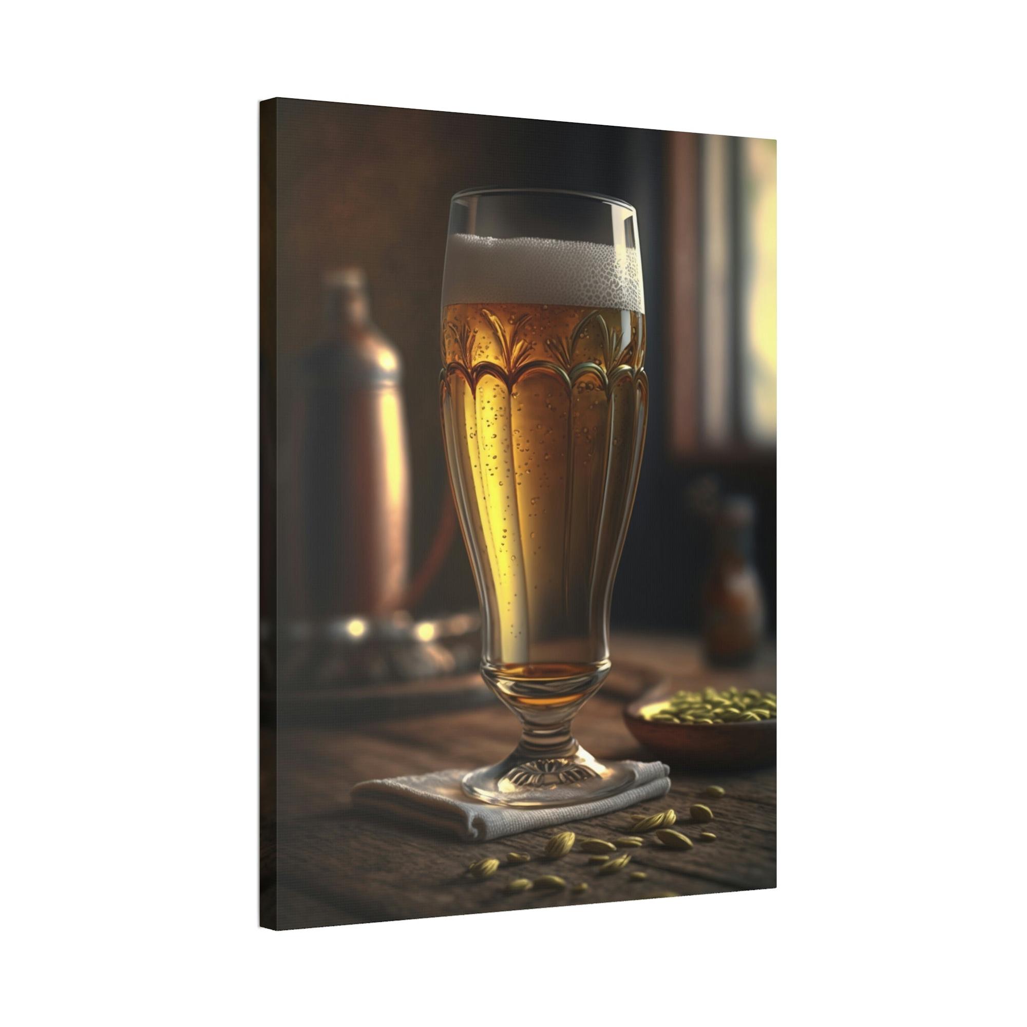 Beer The Art of Beer: Canvas and Poster Depicting Your Favorite Brews