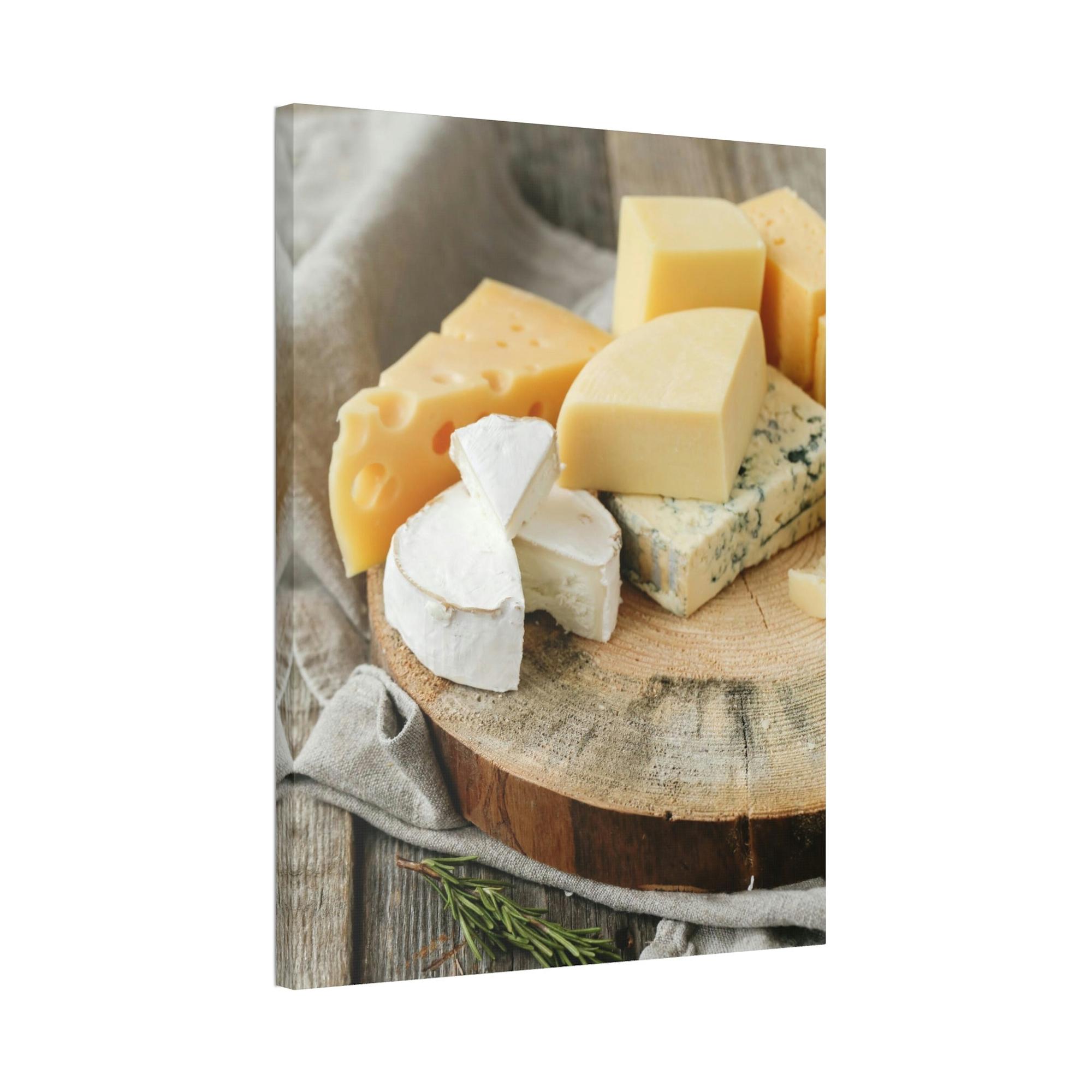 Cheese The Beauty of Cheese: Premium Canvas Prints of Artfully Arranged Cheese Plates