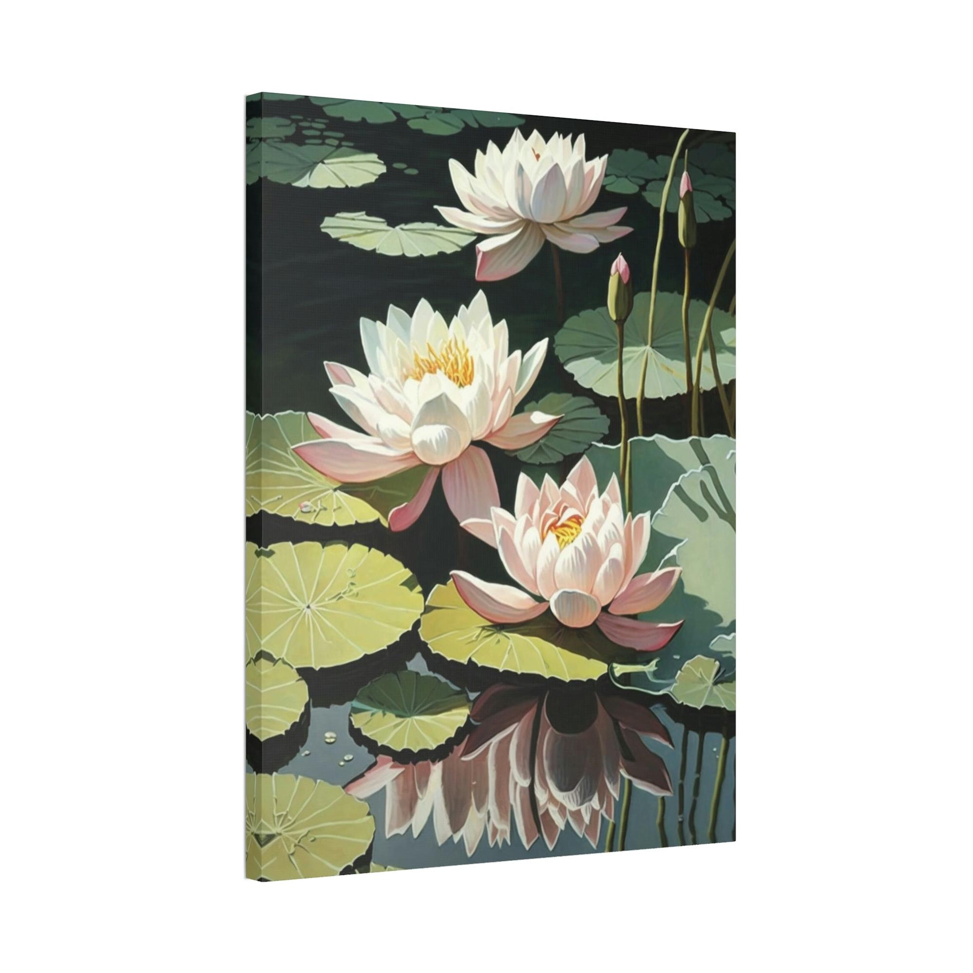 undefined Lotus Dreamscape: Mesmerizing Framed Canvas and Print