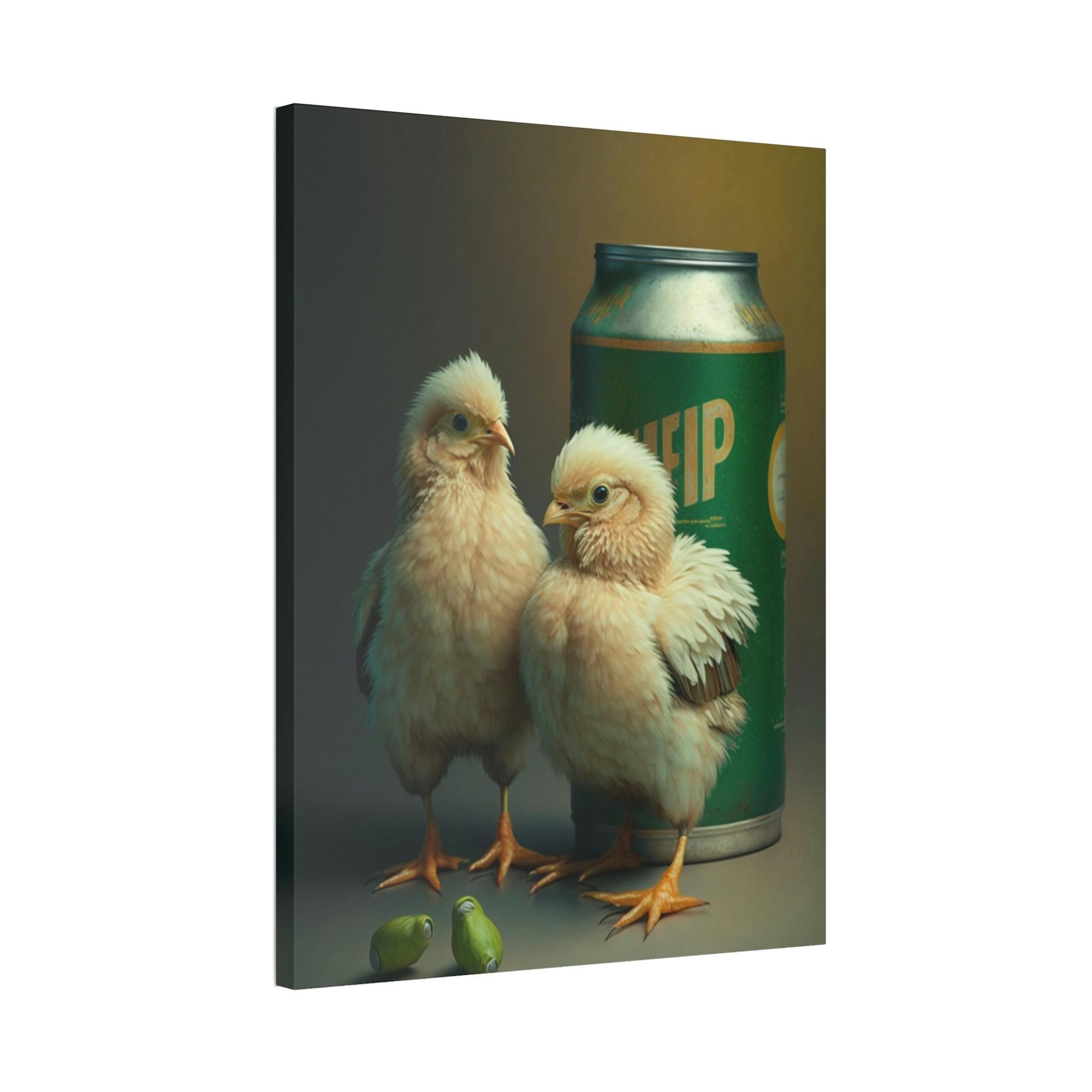 Chickens Feathered Friends: Natural Canvas with Adorable Chicken Portraits