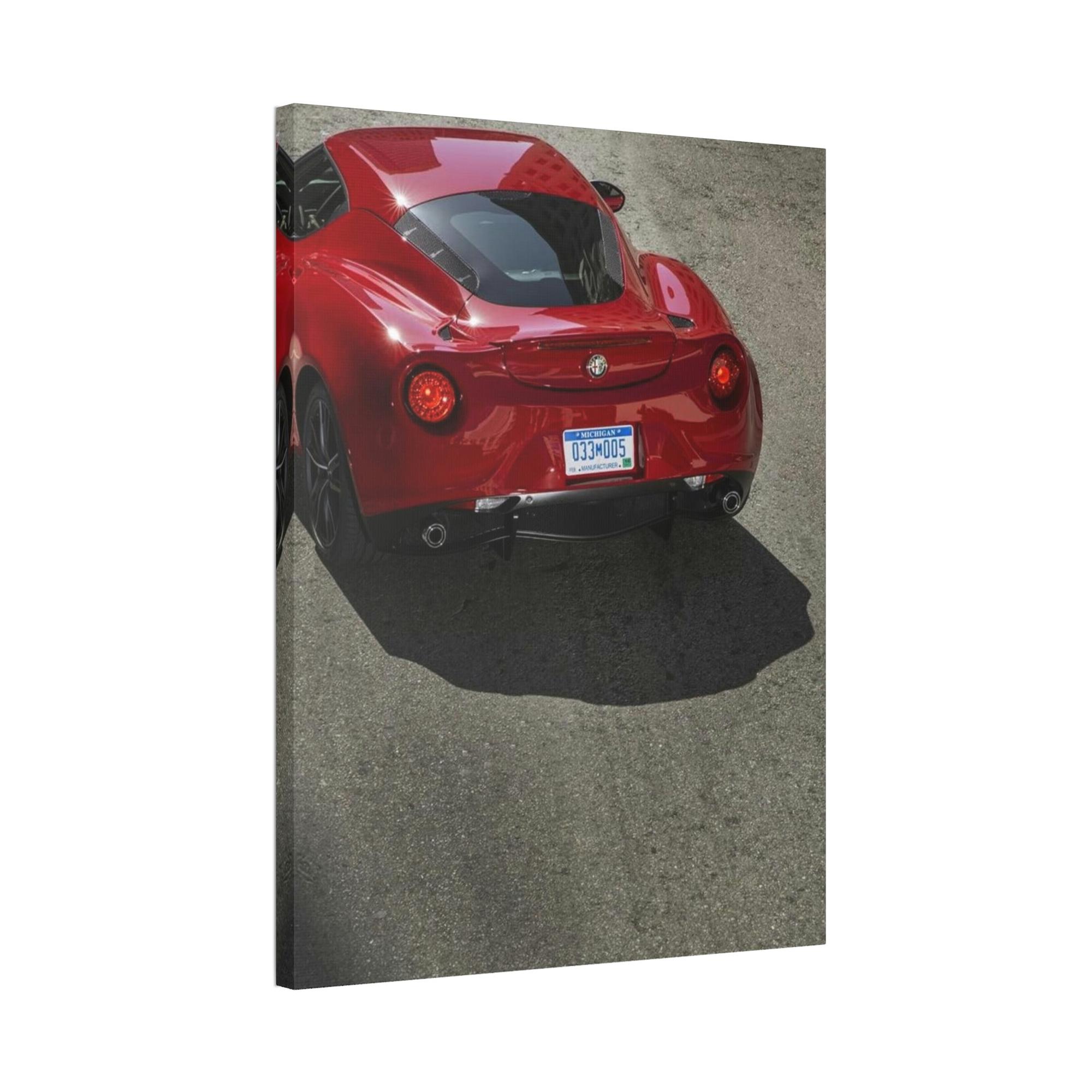 Alfa Romeo Speed and Grace: A Wall Art Print of an Alfa Romeo in Motion