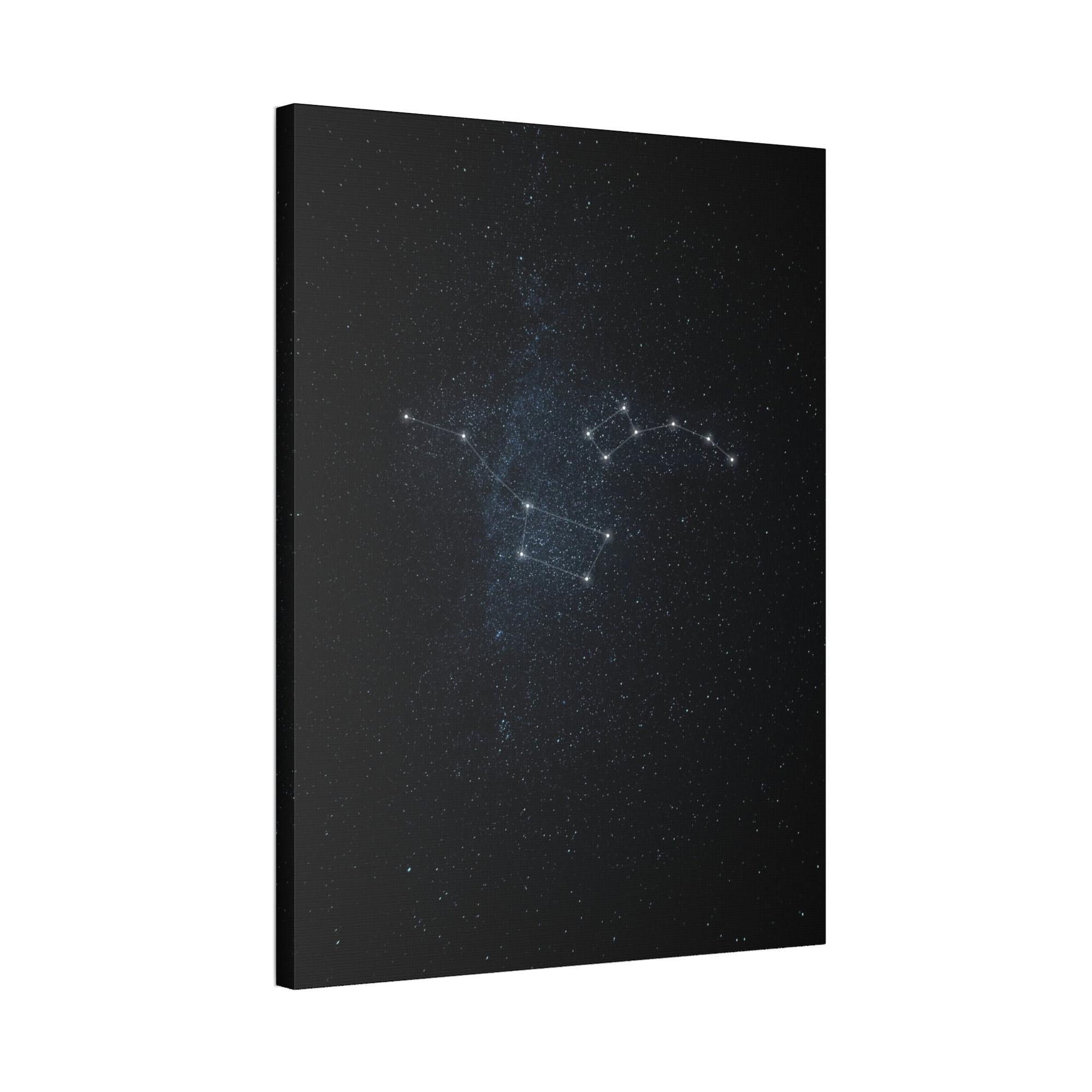 undefined Cosmic Beauty: A Framed Canvas & Poster of Starry Constellations