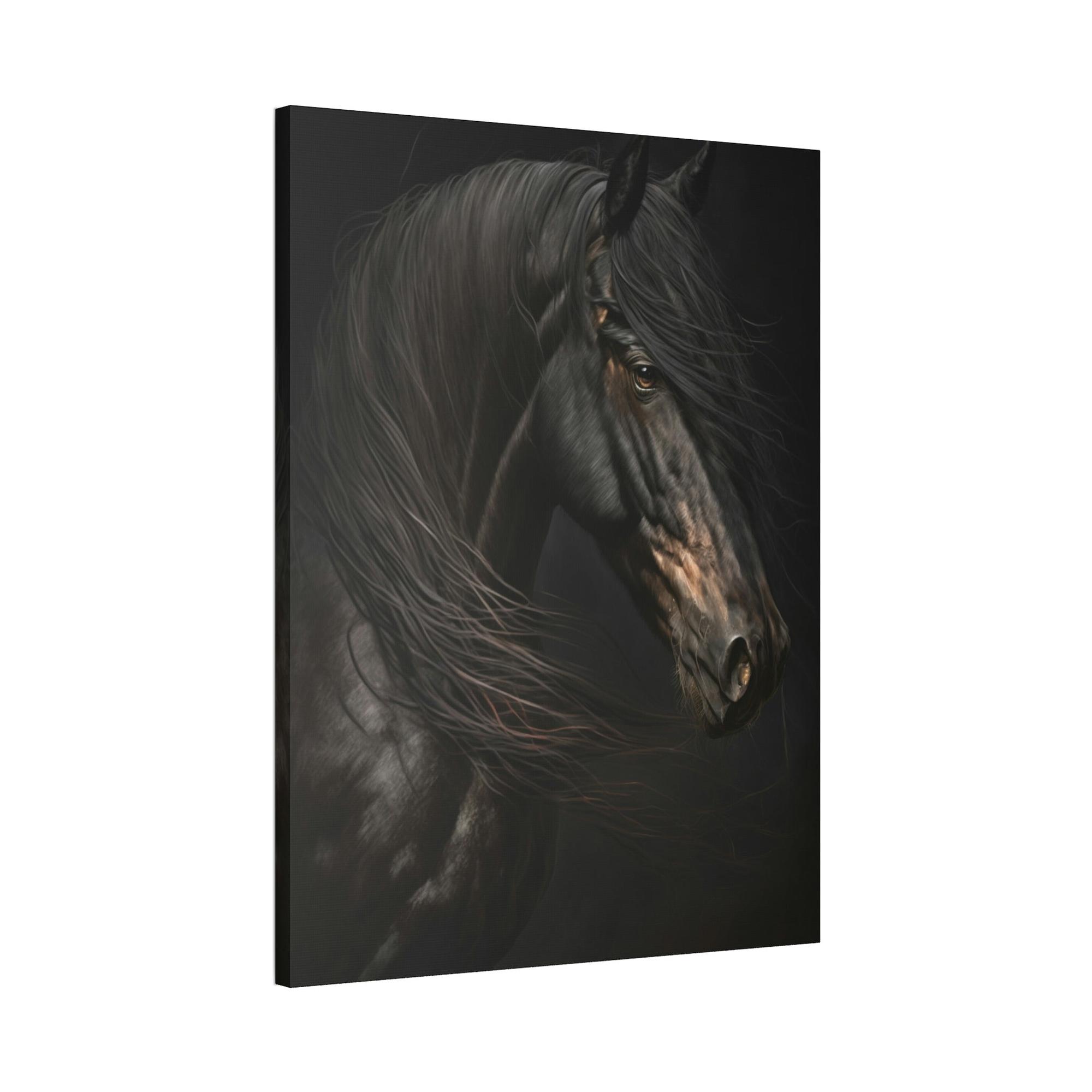 Horses Horse Serenity: A Canvas Equine Calm